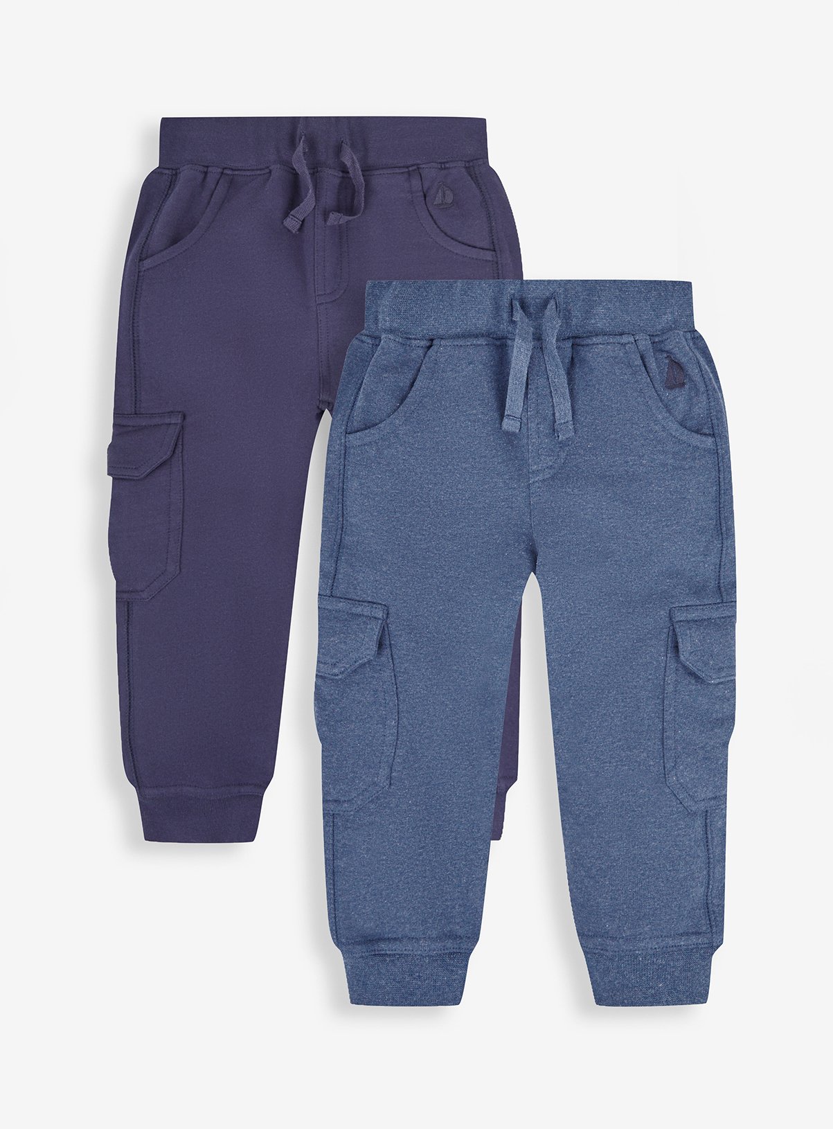 JOJO MAMAN BÉBÉ 2 Pack Cargo Joggers 