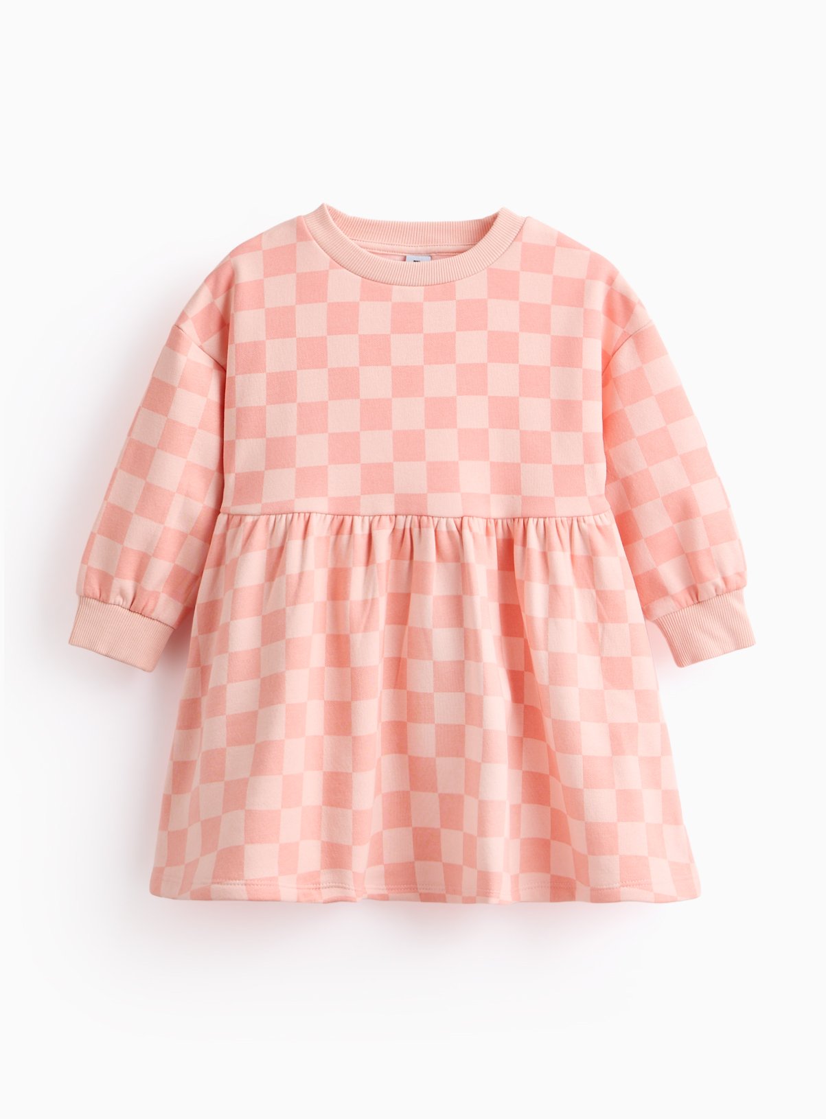 The Super Soft Checkerboard Sweat Dress 