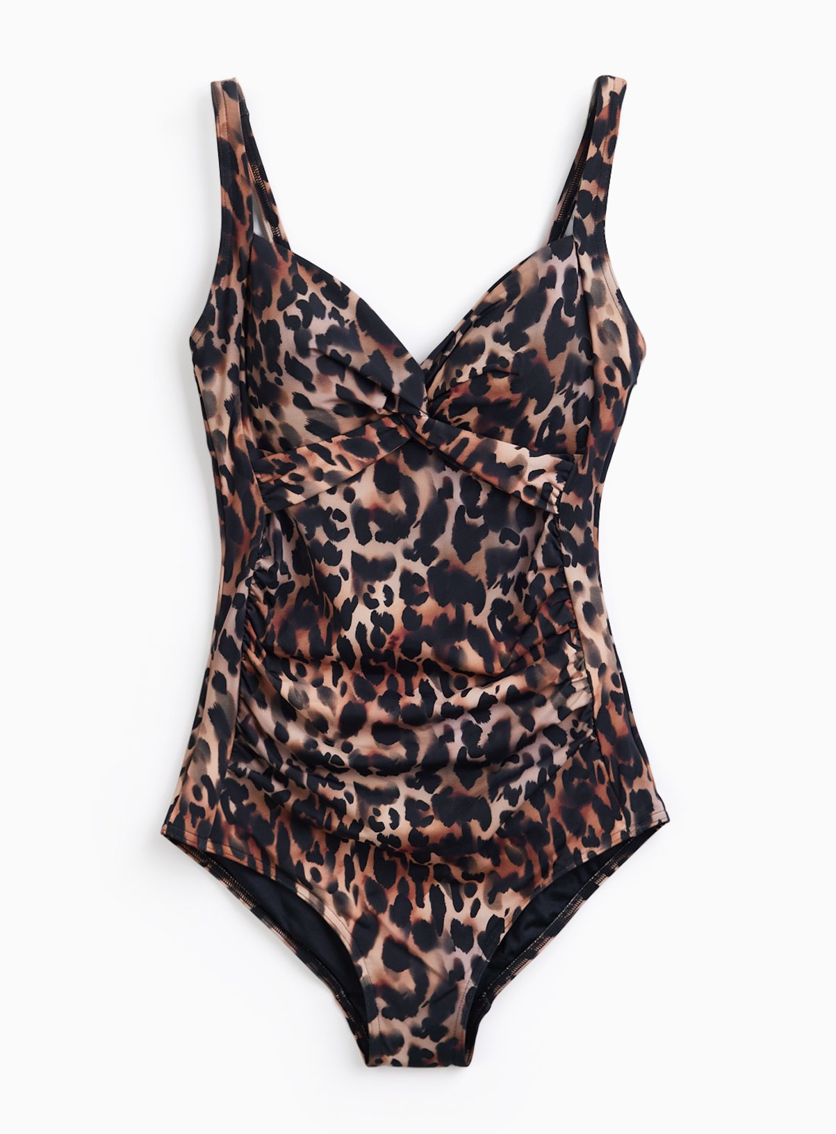 Animal Print Low Leg Swimsuit 