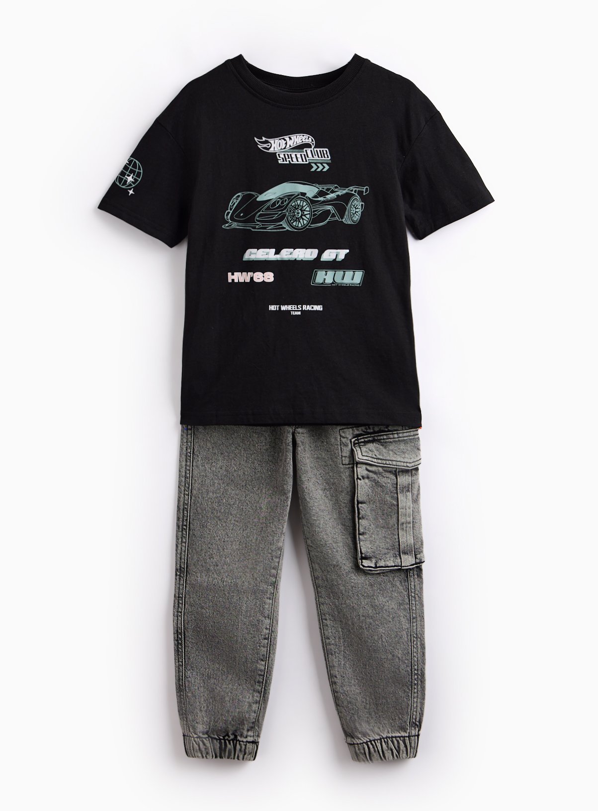 Hot Wheels T-Shirt & Jeans Set 9 years