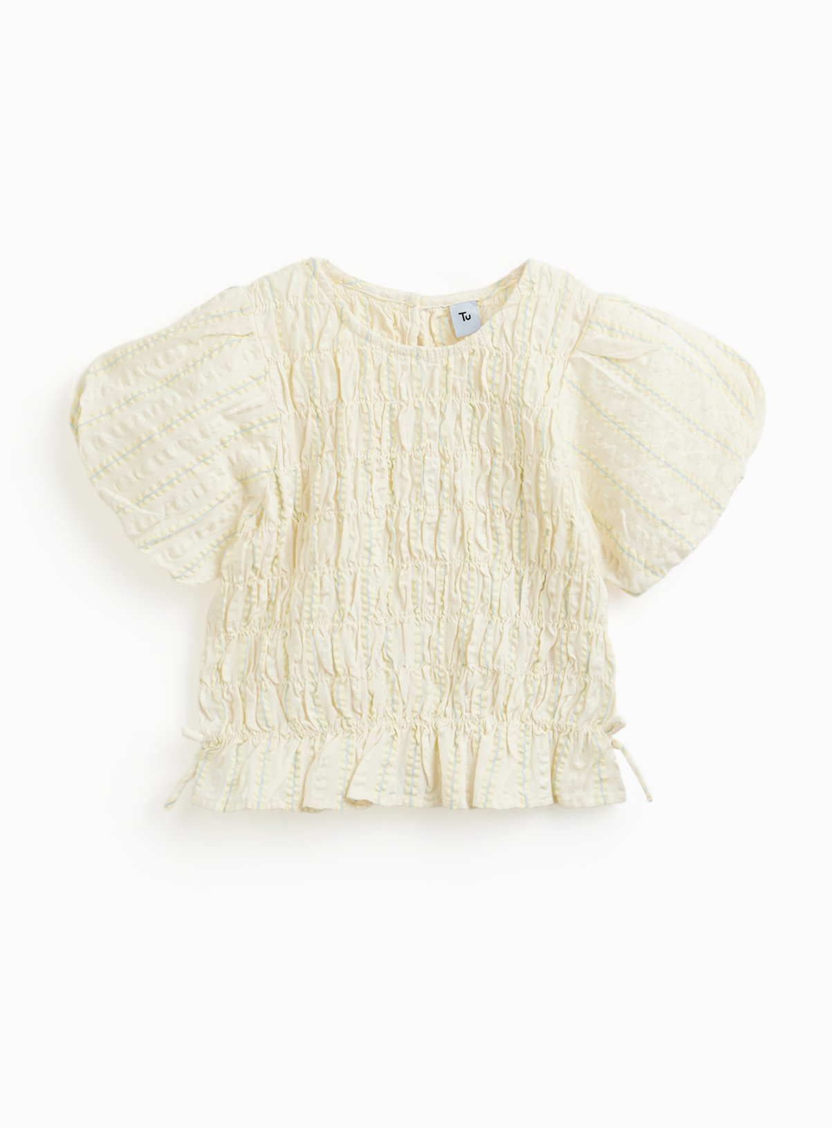 Woven Frill Detail Top 
