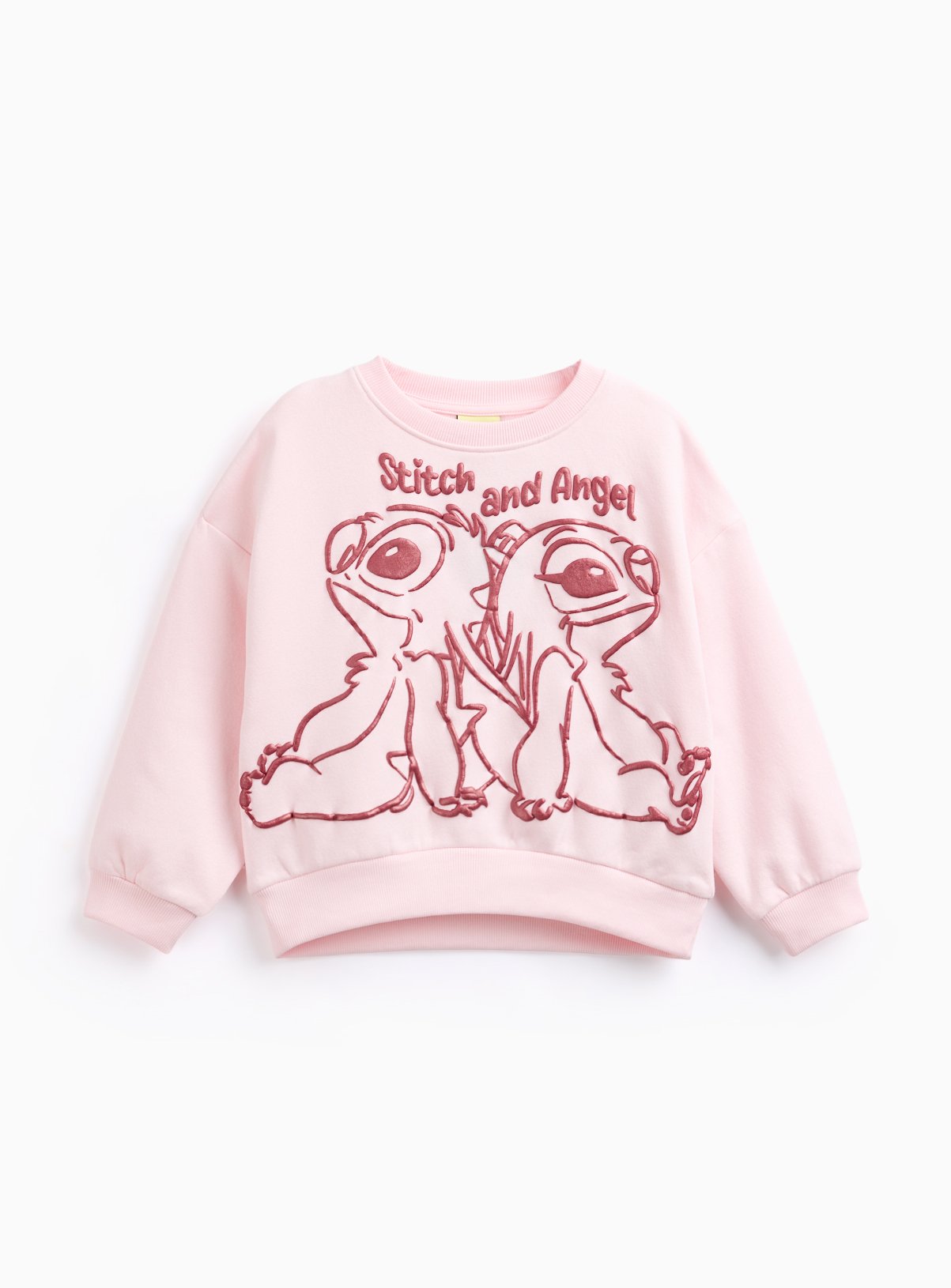 Pink Stitch & Angel Sweatshirt 9 years