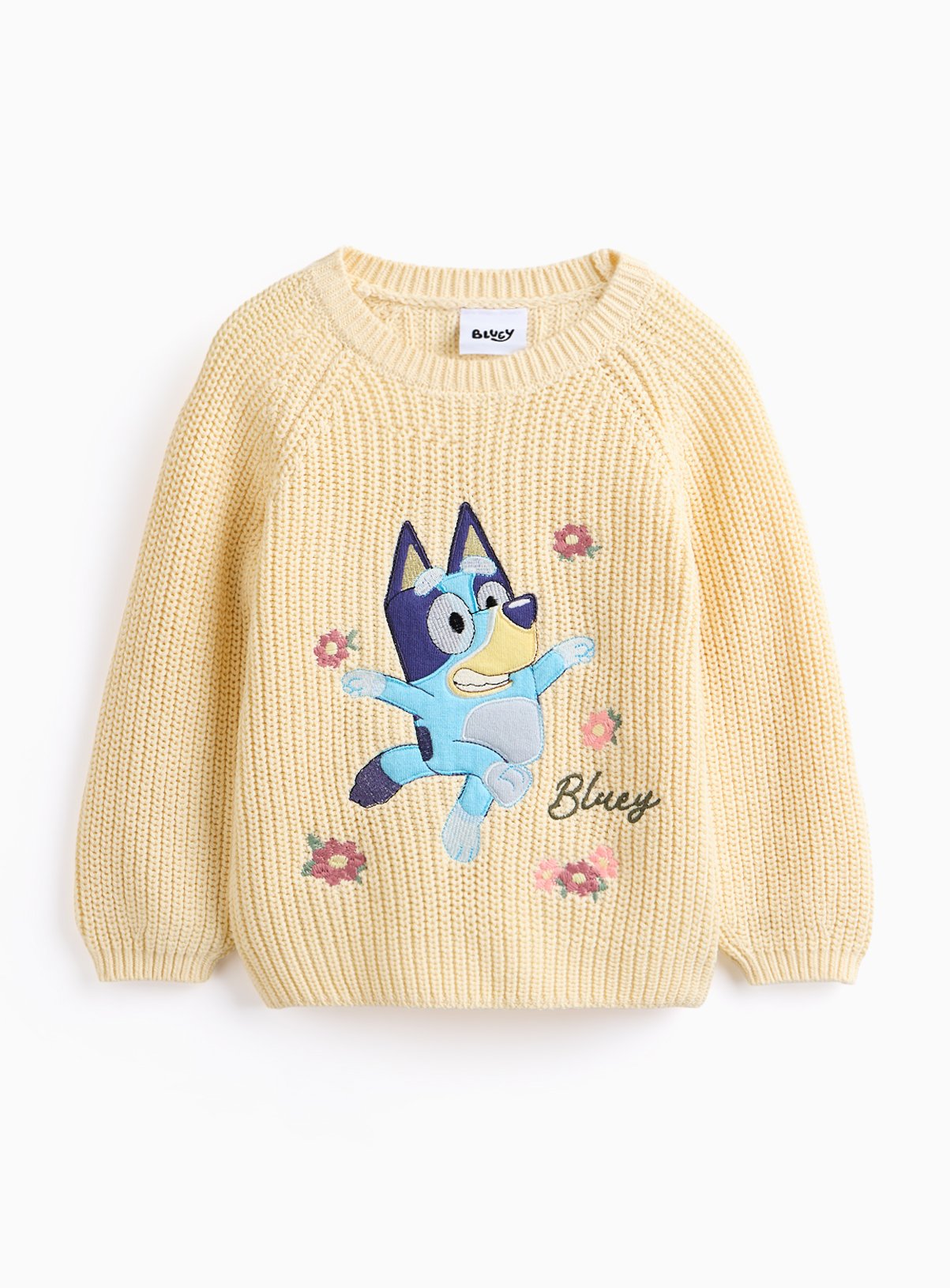 Yellow Bluey Knitted Jumper 
