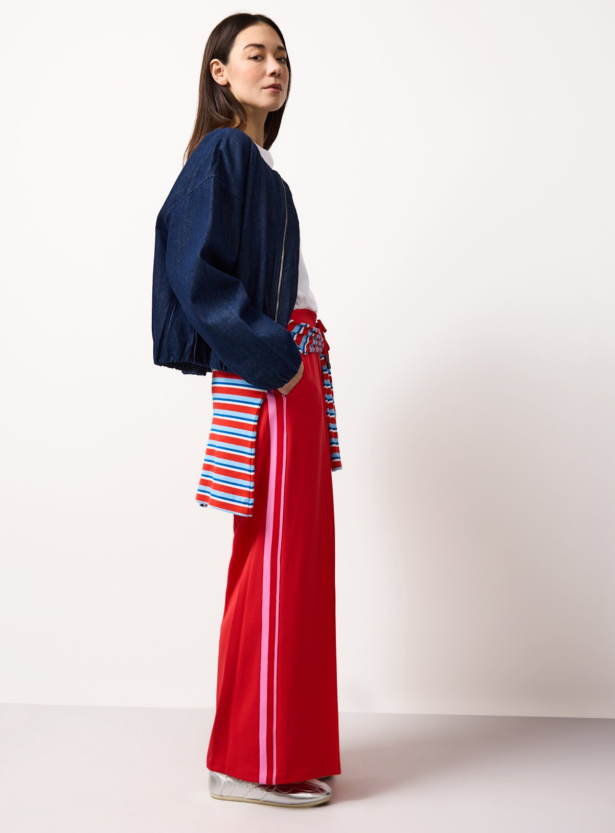 Ponte Side Stripe Co-ord Joggers 