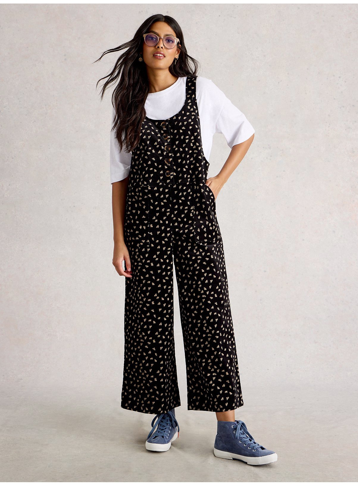 WHITE STUFF Viola Cord Dungaree 