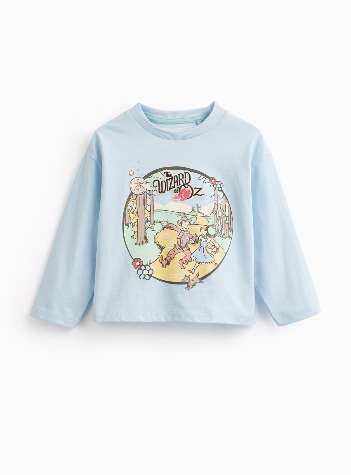 Blue Wizard Of Oz Graphic Long Sleeve Top 