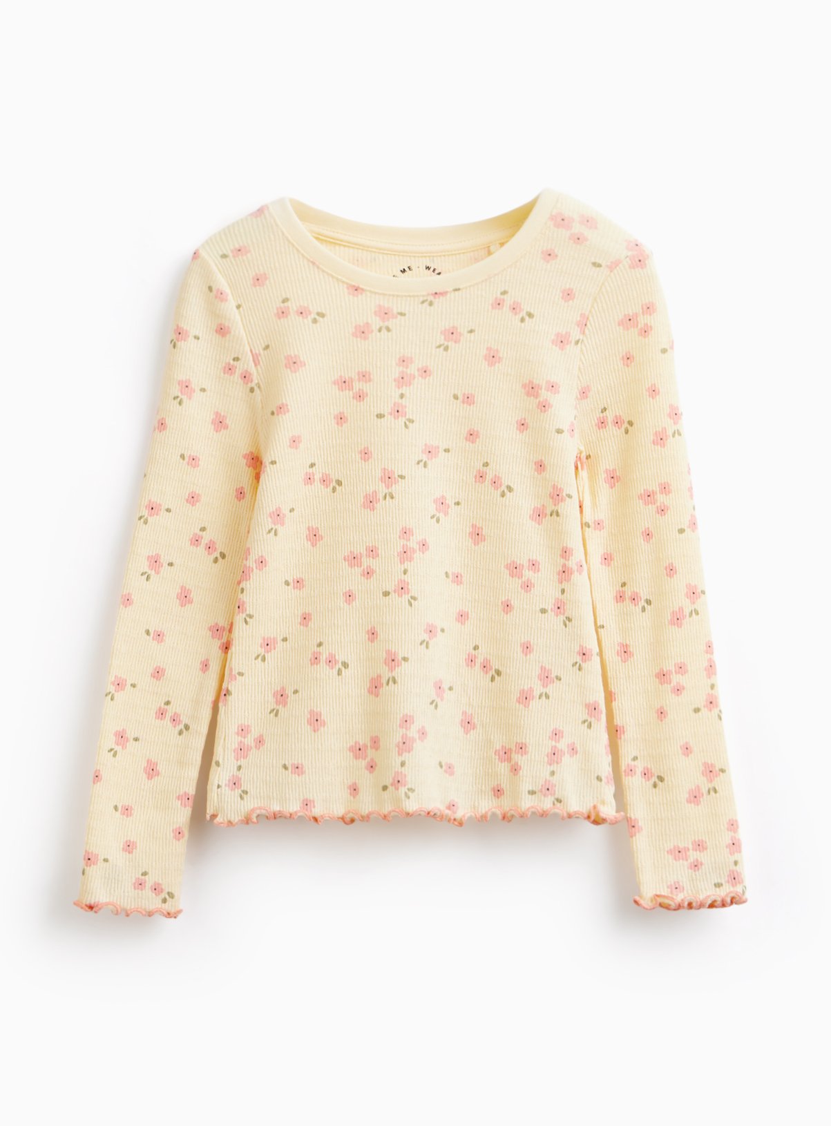 Floral Pointelle Long Sleeve Top 2-3 years