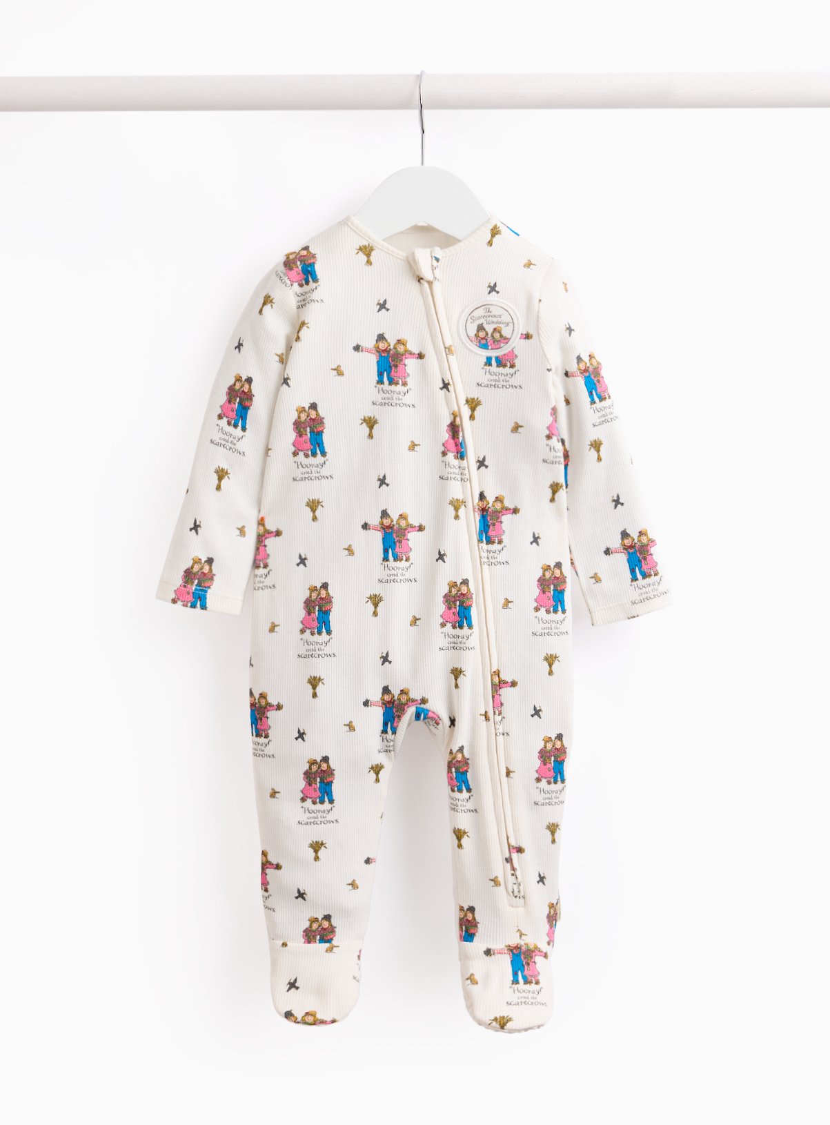 Julia Donaldson Scarecrows Wedding Print Sleepsuit