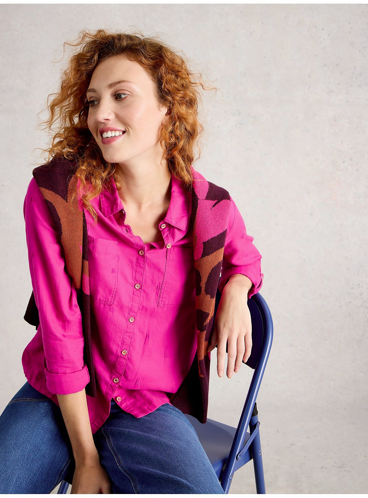 WHITE STUFF Sophie Cotton Shirt