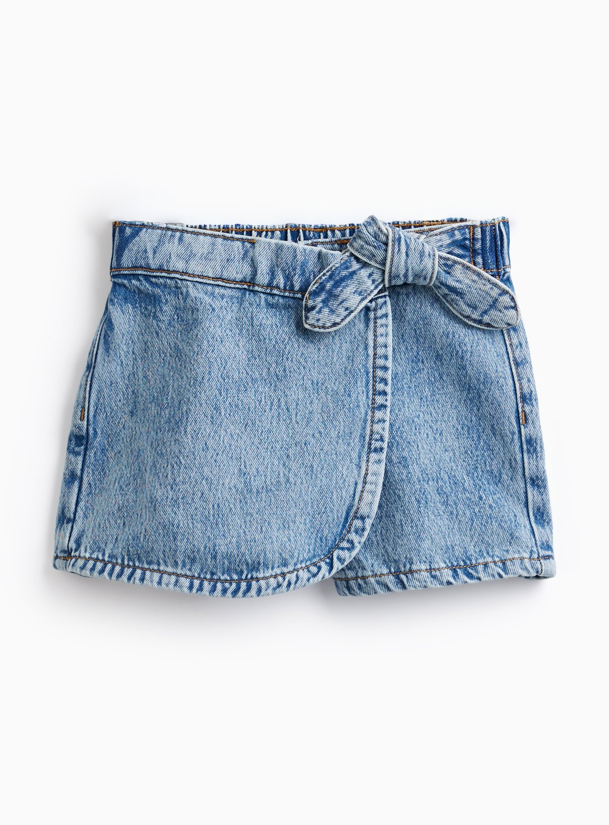 Mid Blue Denim Skort 