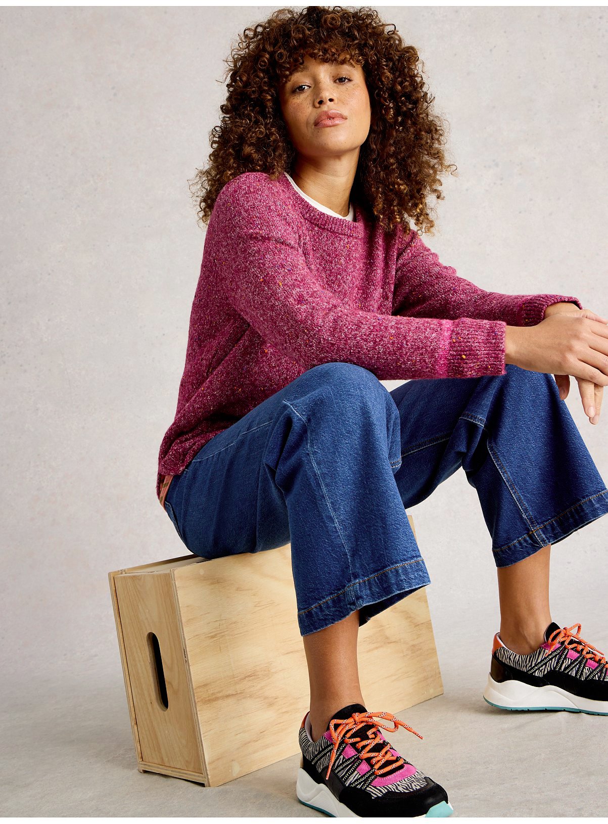 WHITE STUFF Talia Nep Jumper