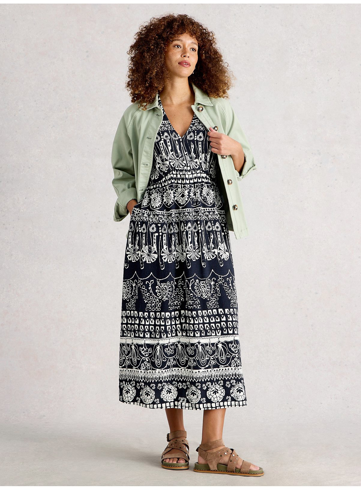 WHITE STUFF Lucy Midi Dress