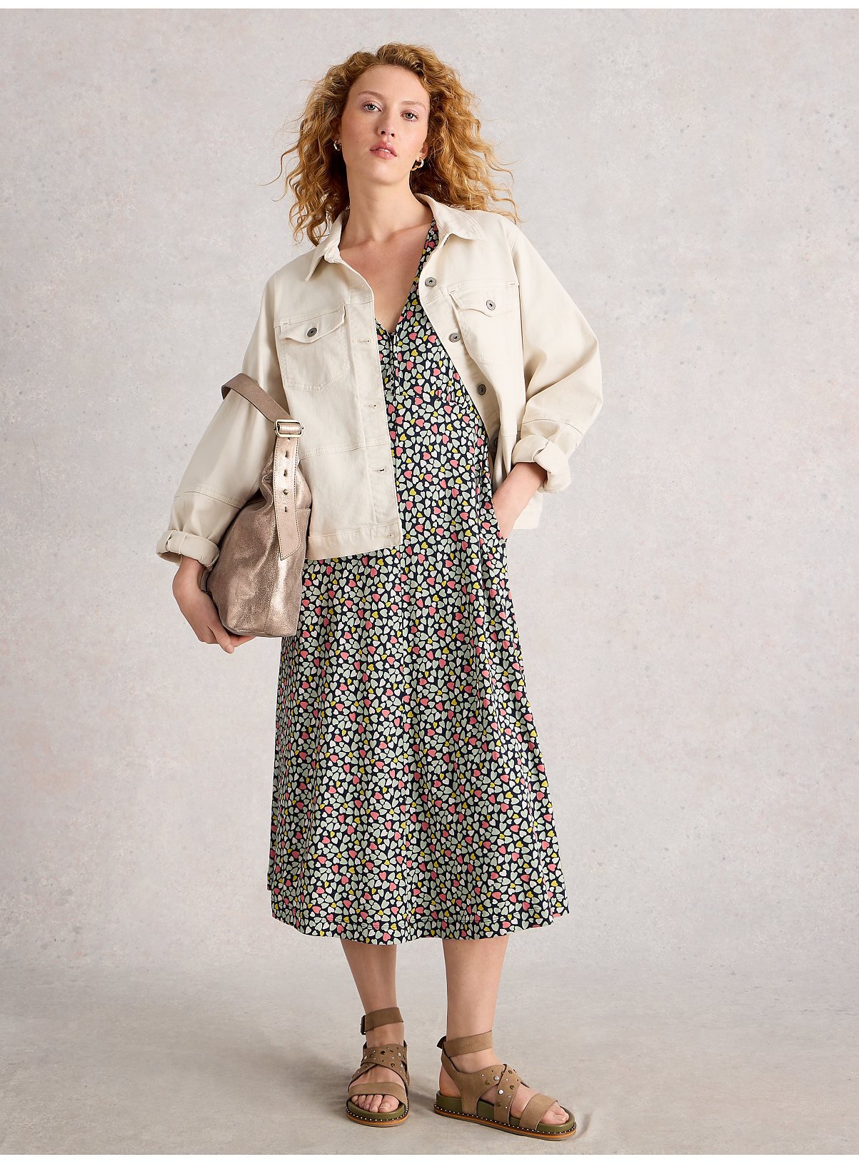 WHITE STUFF Megan Jersey Dress 