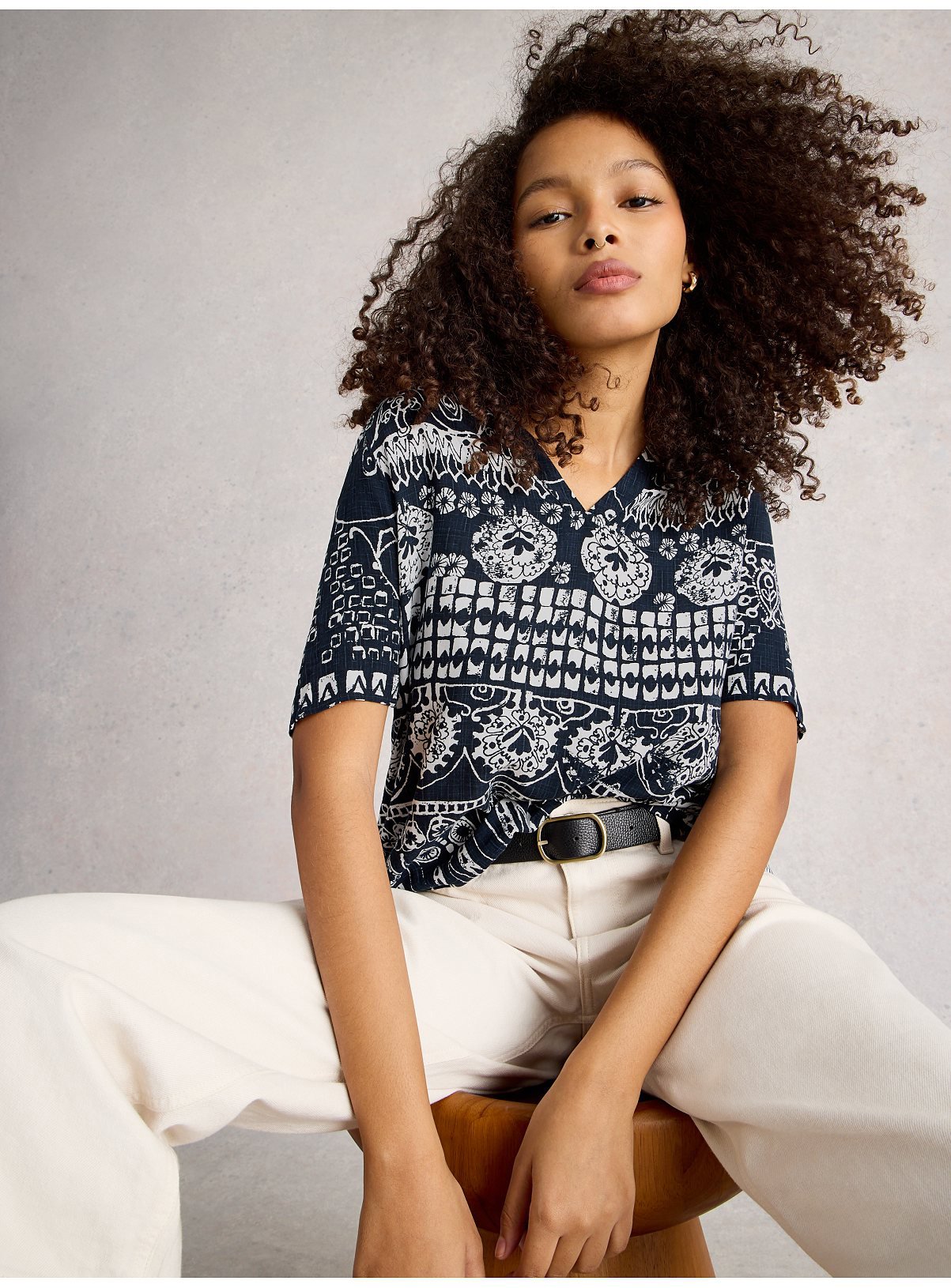 WHITE STUFF Elisa Top 