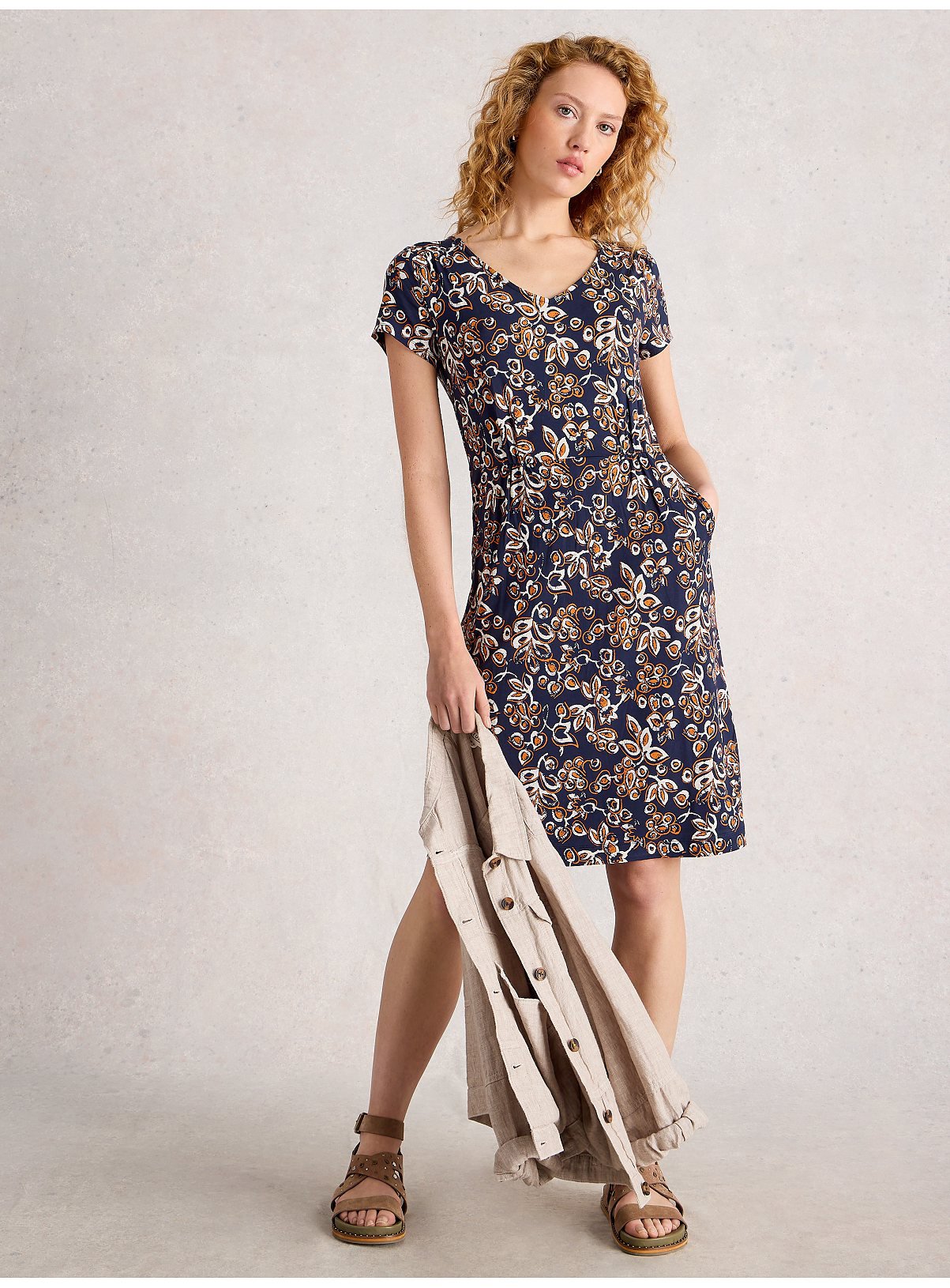 WHITE STUFF Tallie Jersey Dress 