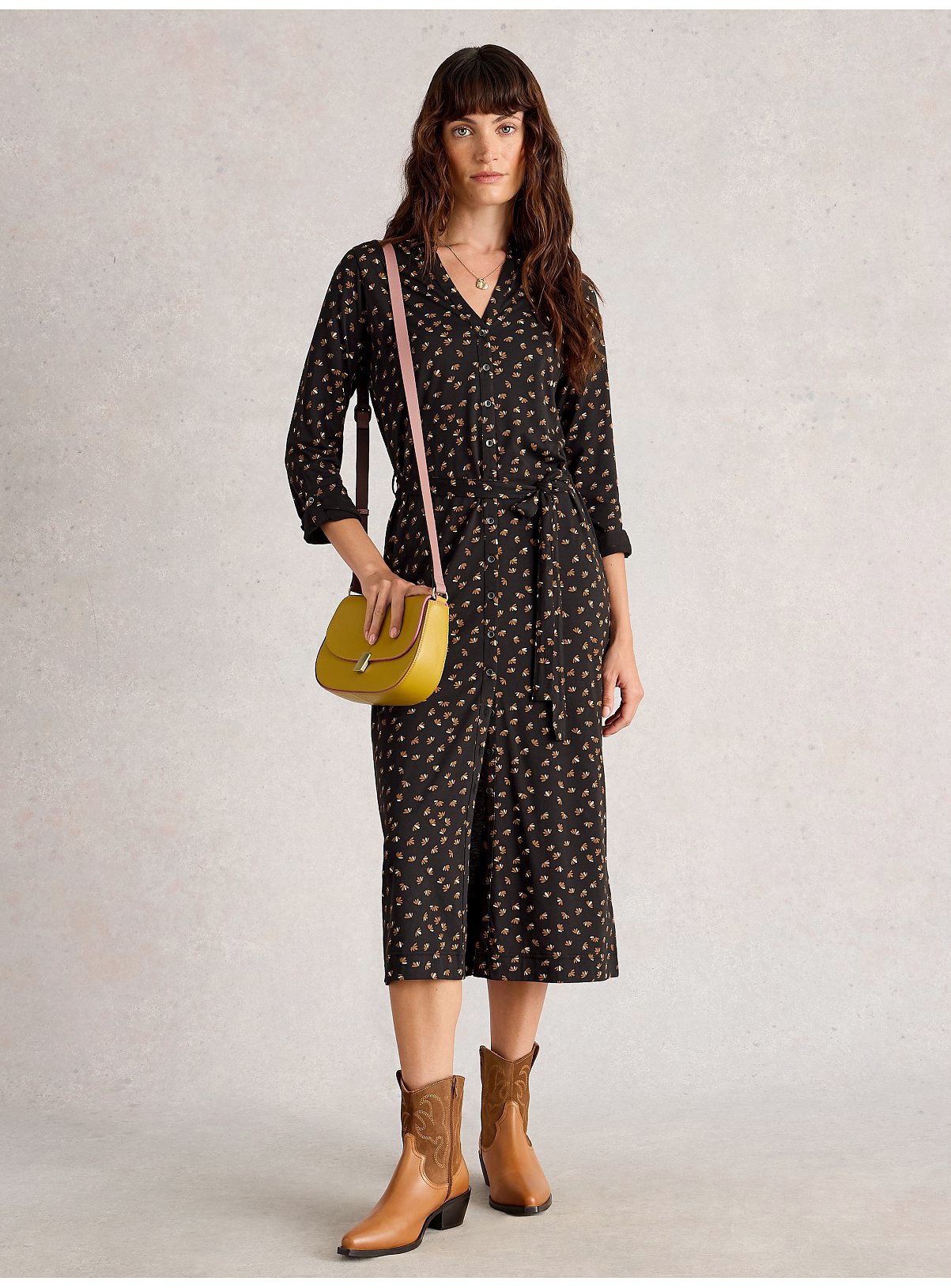 WHITE STUFF Annie Jersey Shirt Dress