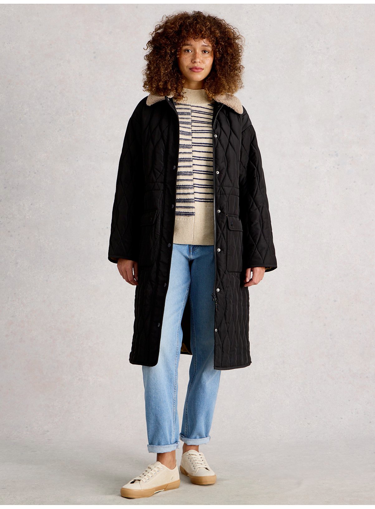 WHITE STUFF Nolan Quilted Coat 