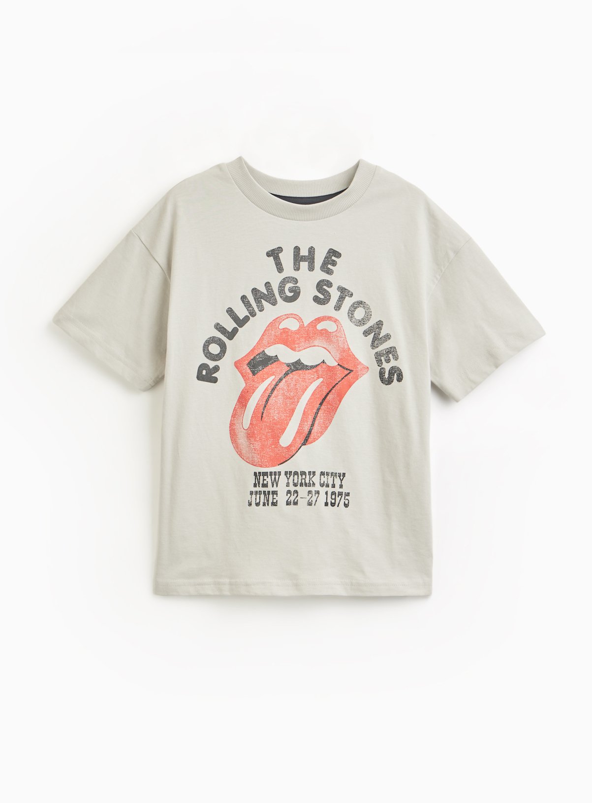 Grey Rolling Stones Band Graphic T-Shirt 13 years