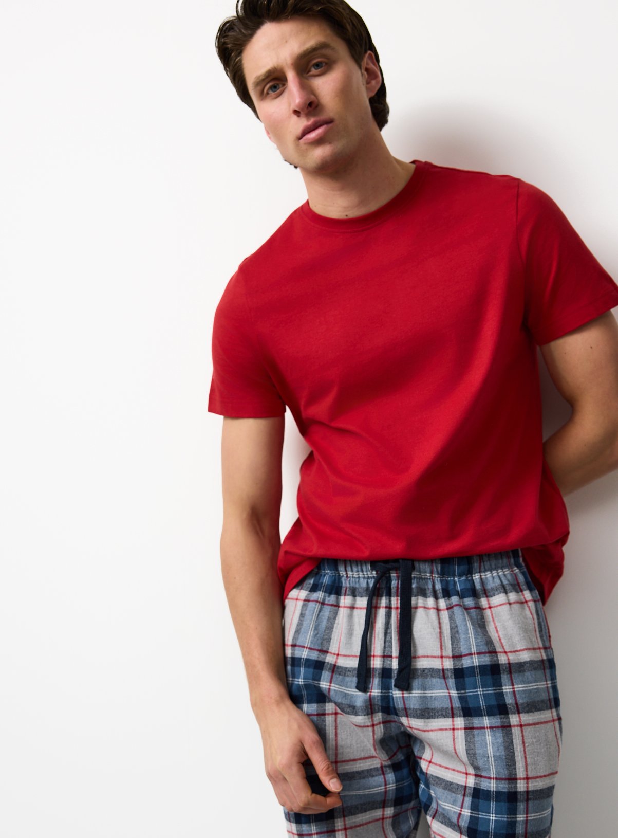 Red & Checked Pyjamas XL