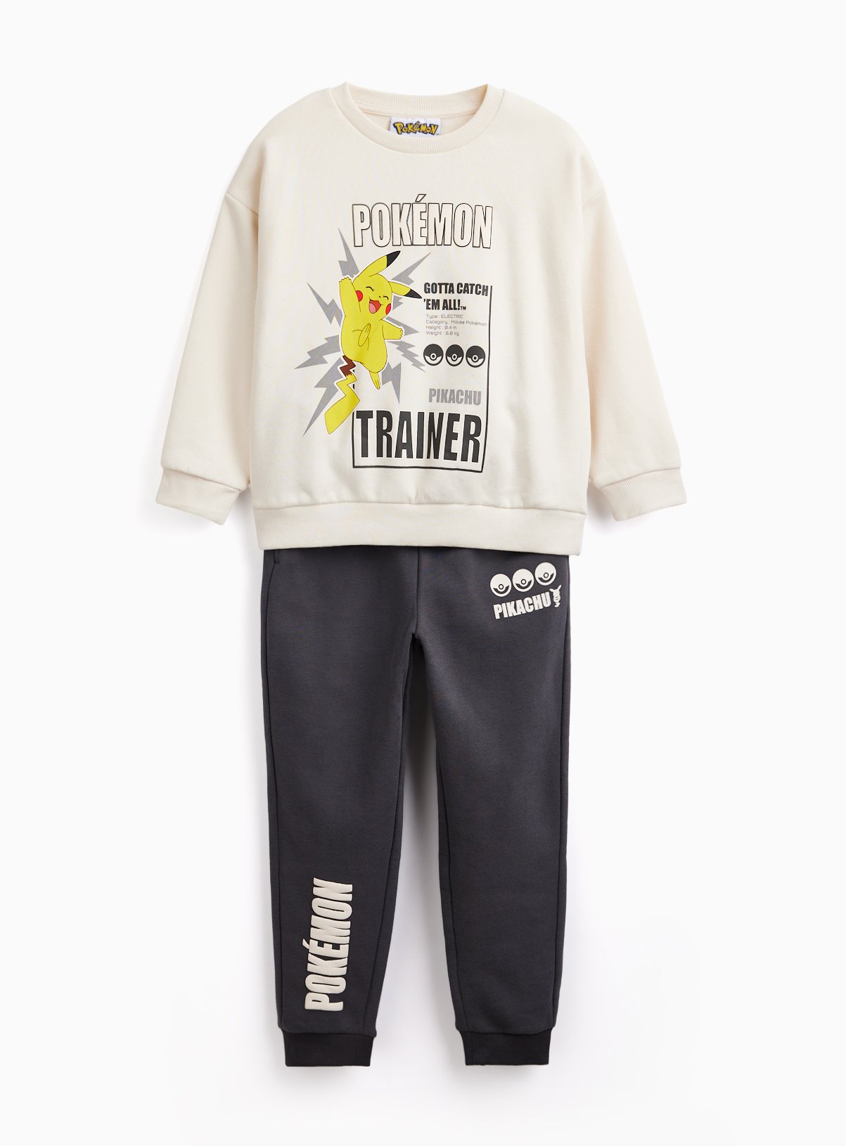 Pokemon Character Print Sweat Set 8 years