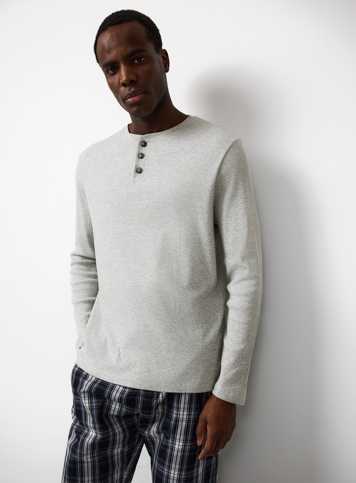 Grey Checked Pyjamas