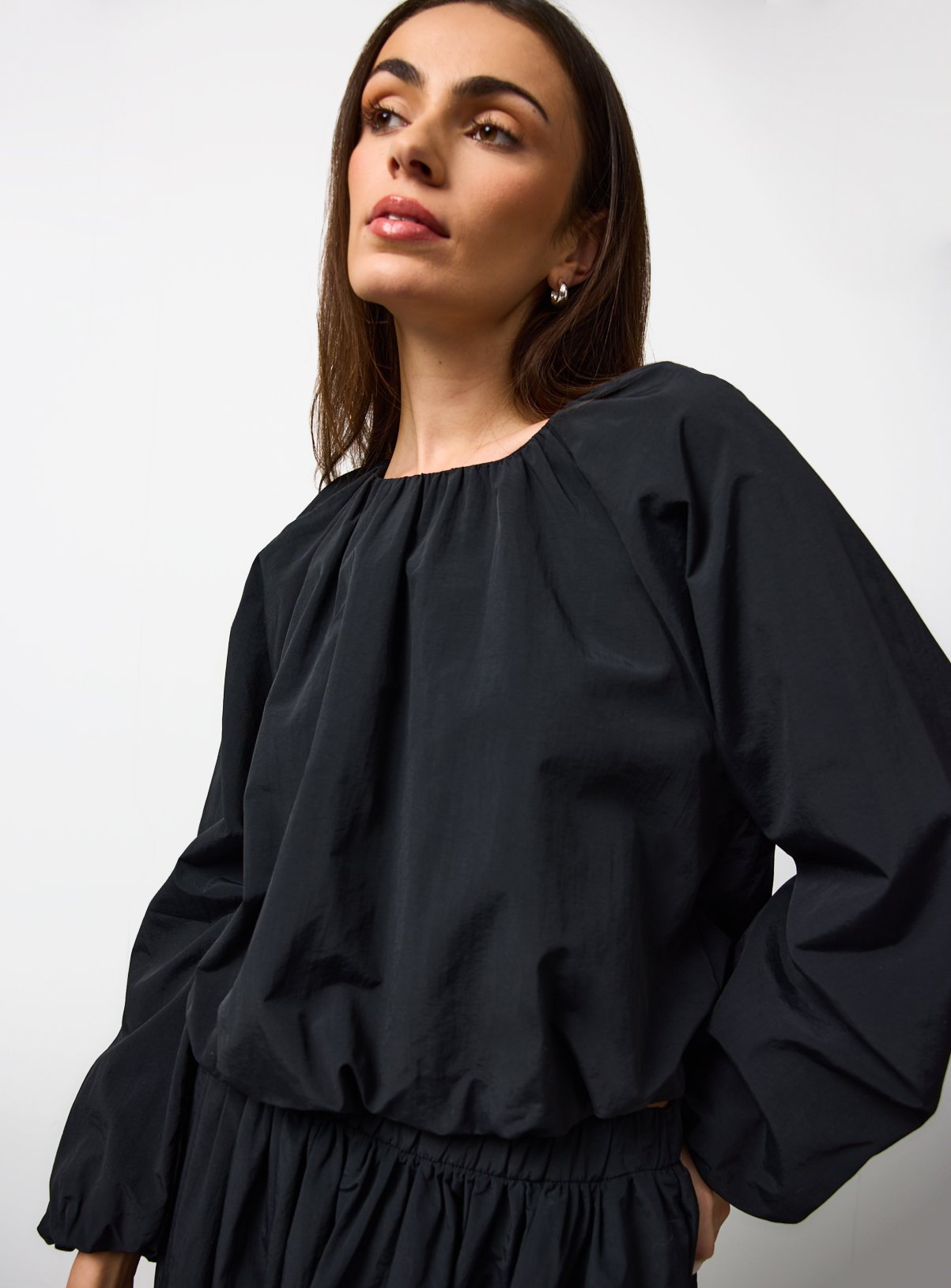 Bubble Hem Co-ord Blouse