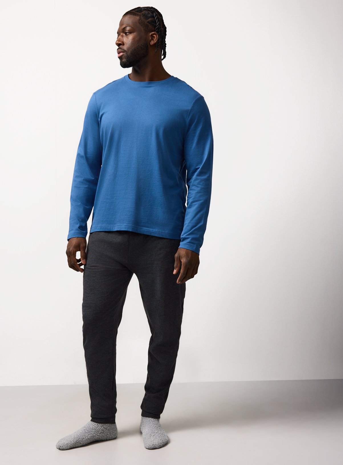 Blue and Black Pyjama Set 