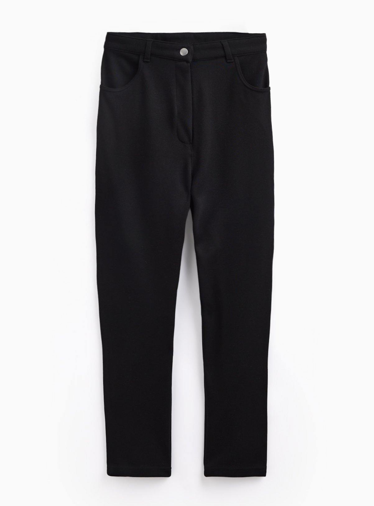 Black Slim Fit Jeans Style Trousers 