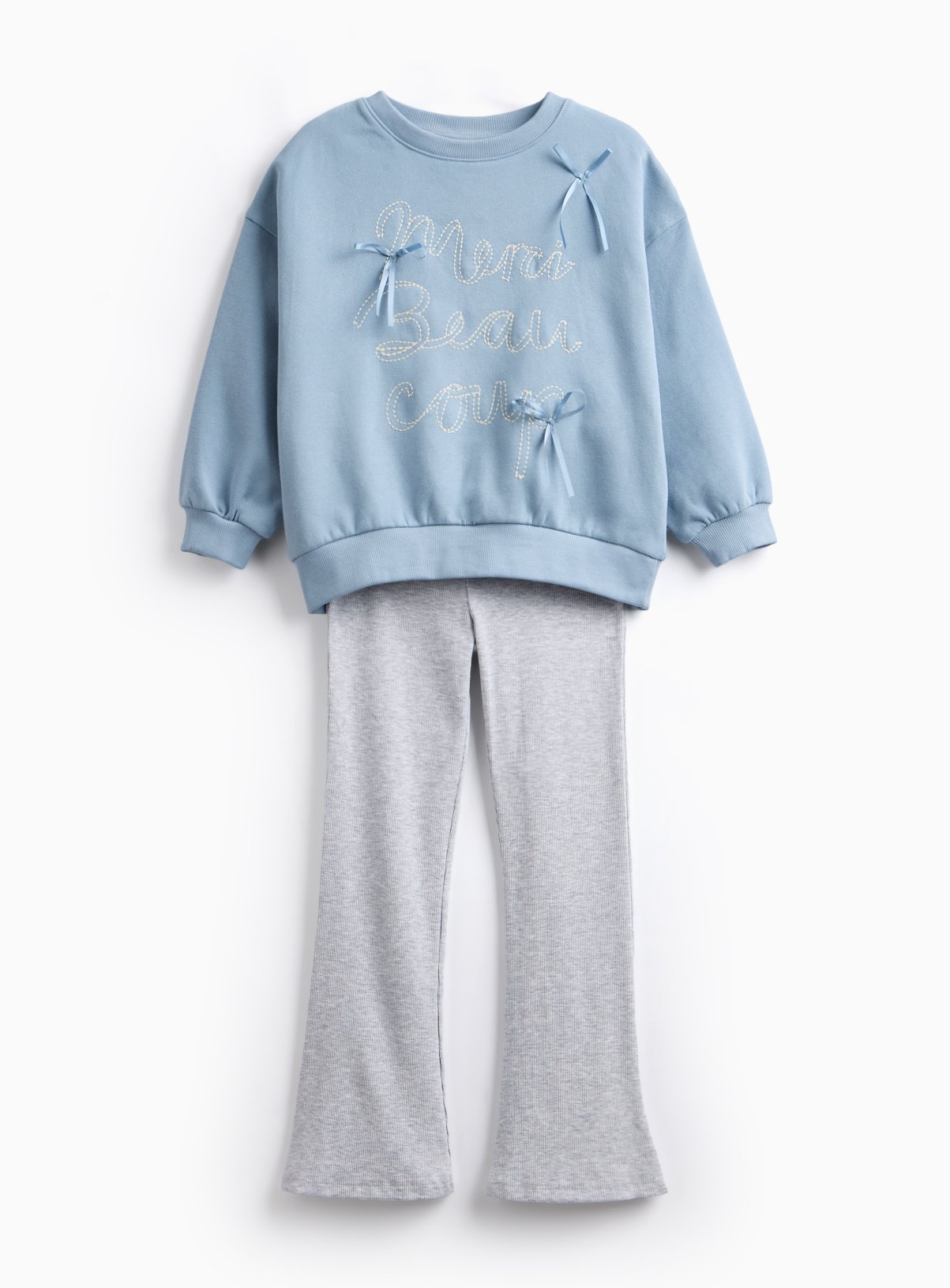 Blue Merci Print Sweat & Leggings Set 7 years