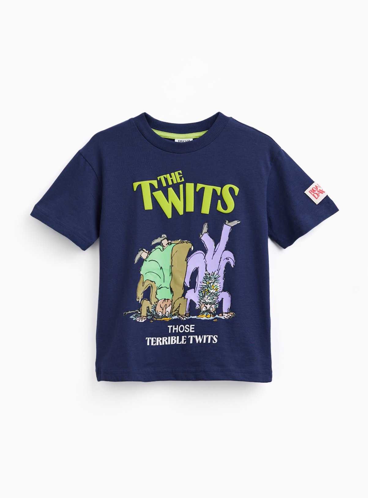 Navy The Twits Graphic T-Shirt