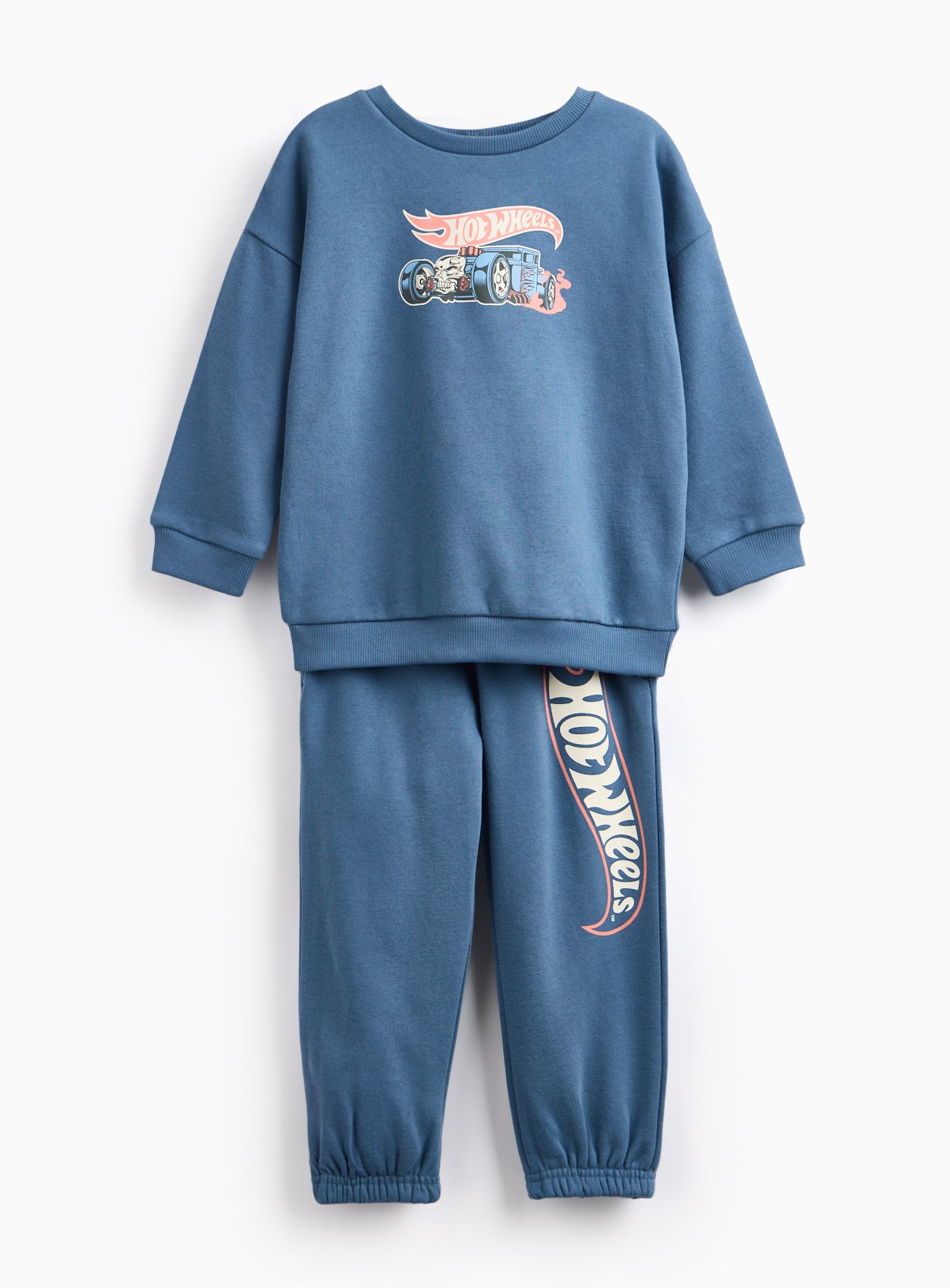 Blue Hot Wheels Sweat & Joggers Set 