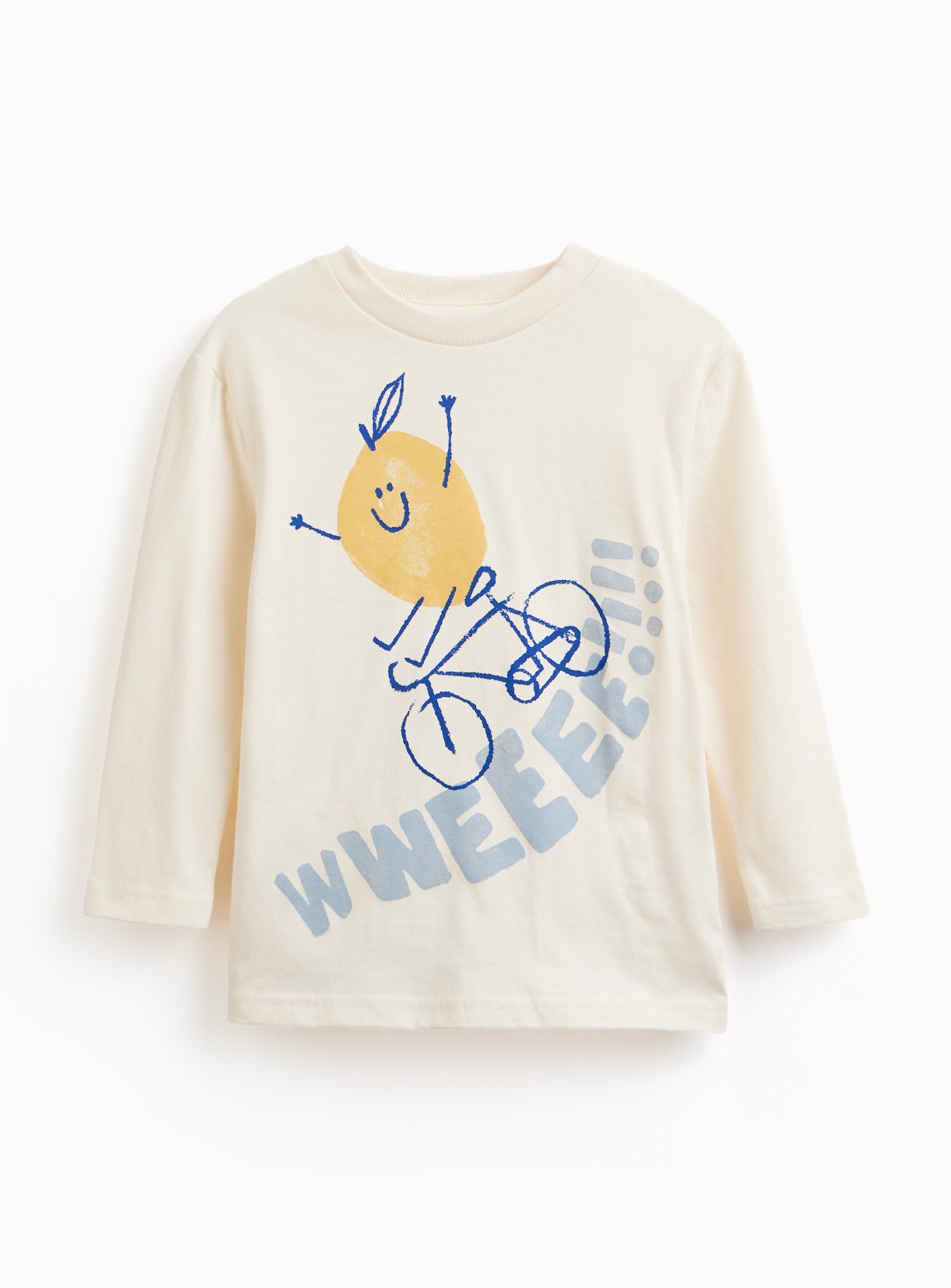 Stonewashed Lemon Print T-Shirt 