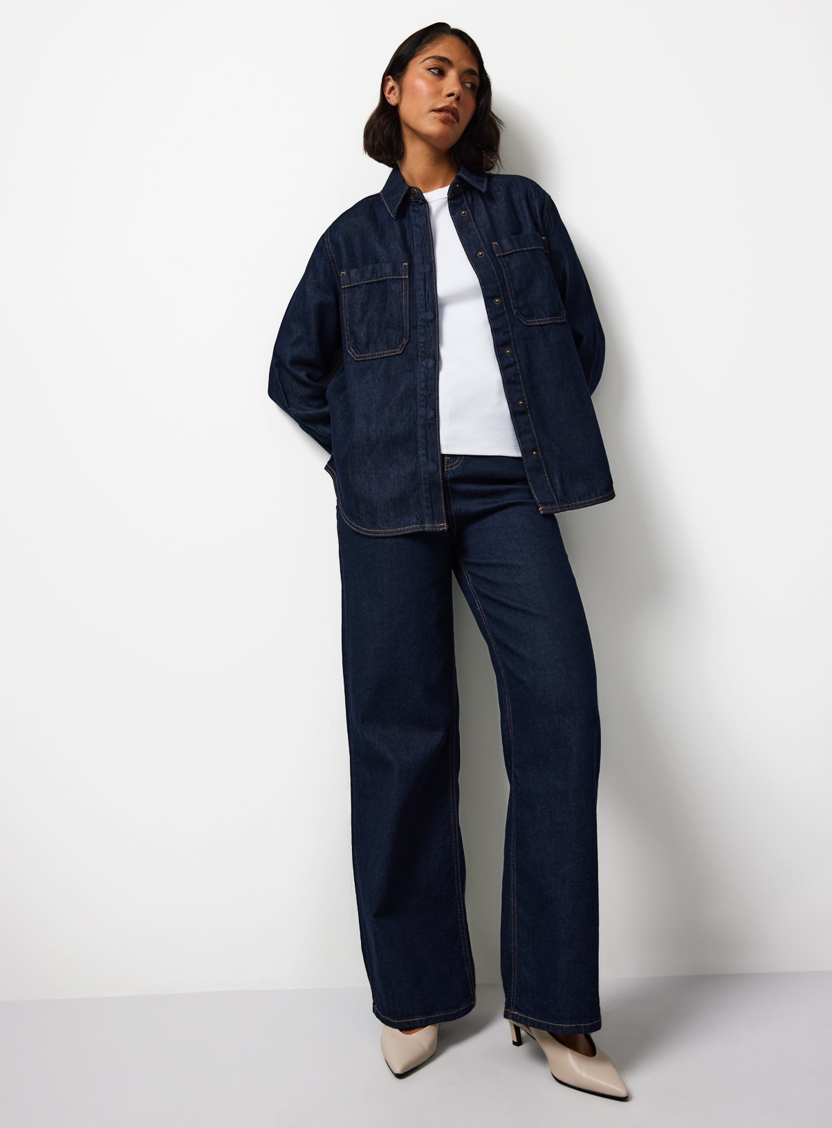 Dark Rinse Denim Co-ord Shirt 18