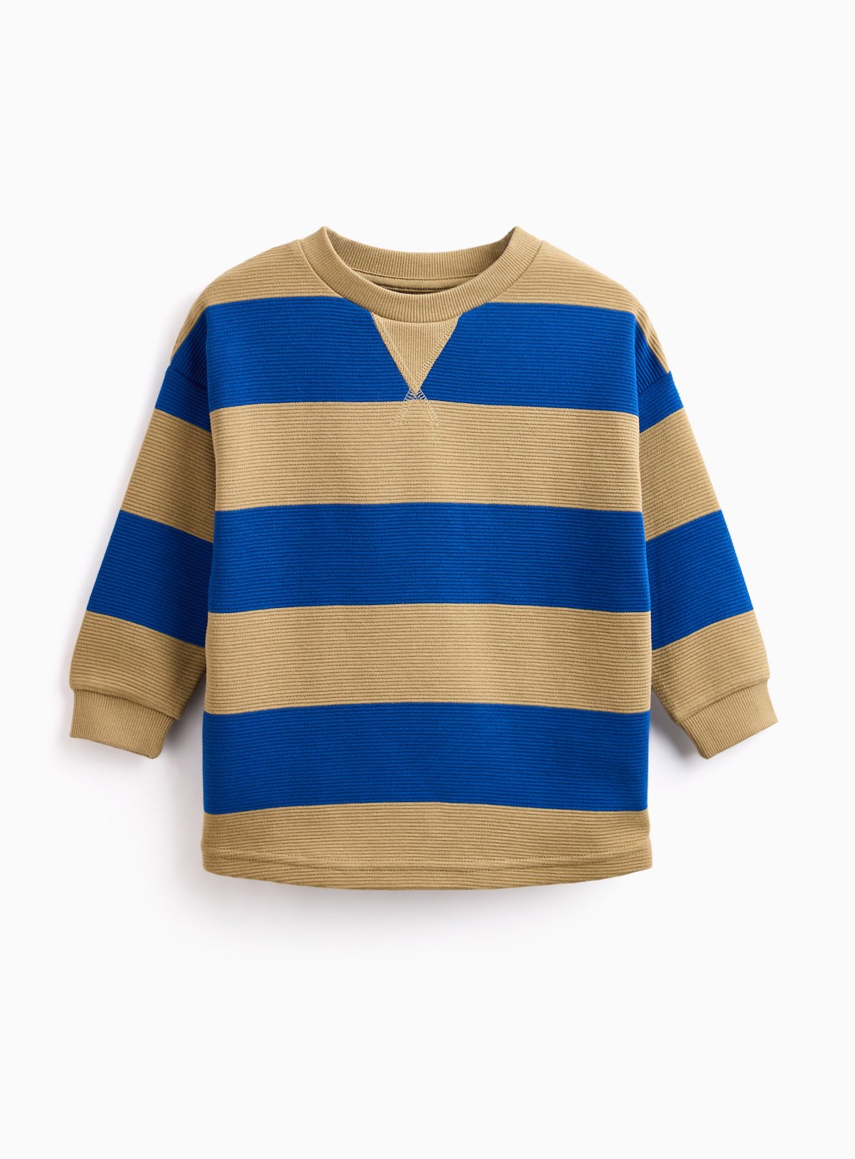 Stonewashed Stripe Ottoman Sweatshirt
