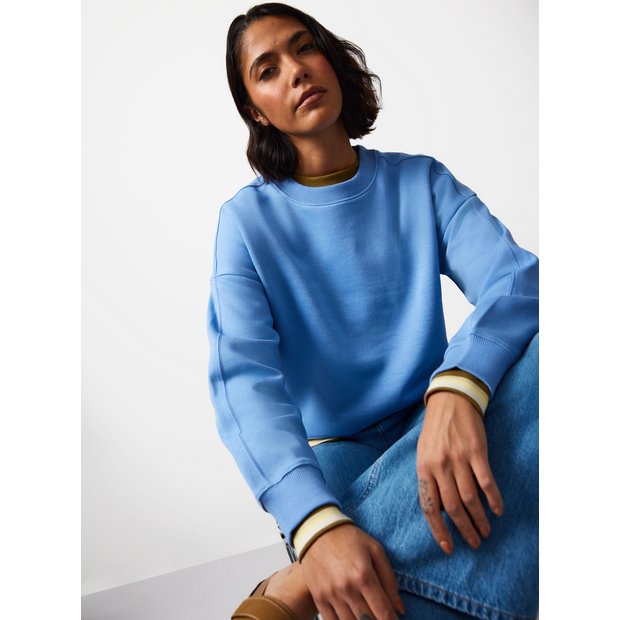 Buy Light Blue Relaxed Sweatshirt L | Hoodies and sweatshirts | Argos