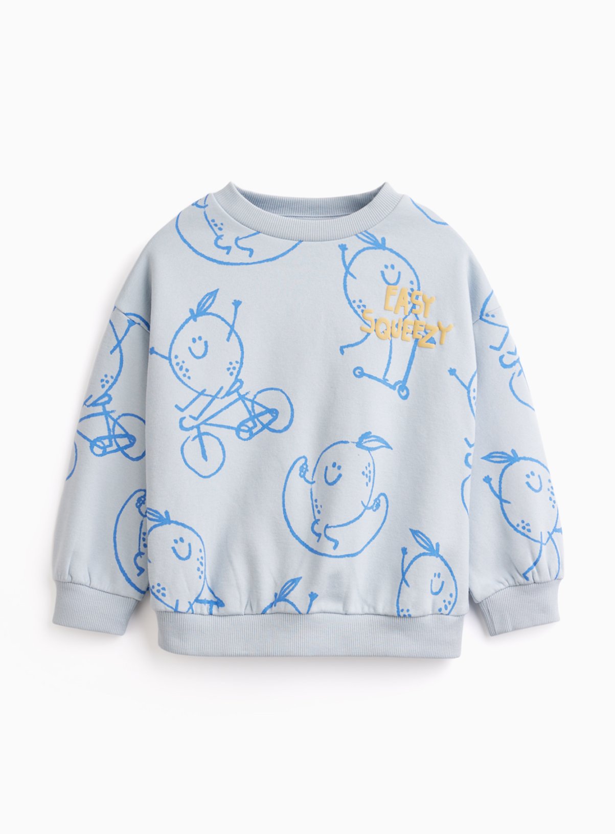Blue Lemon Bike Graphic Sweatshirt 