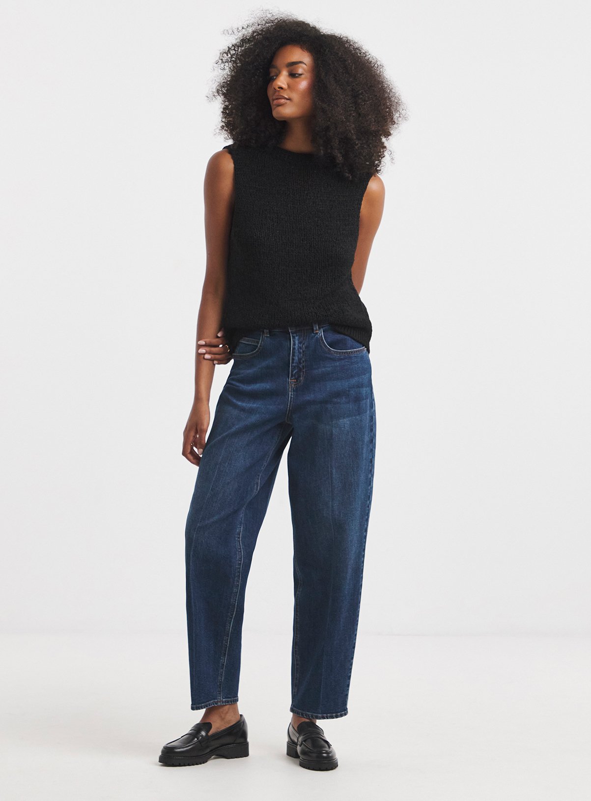 SIMPLY BE Smart Tapered Barrel Jean 