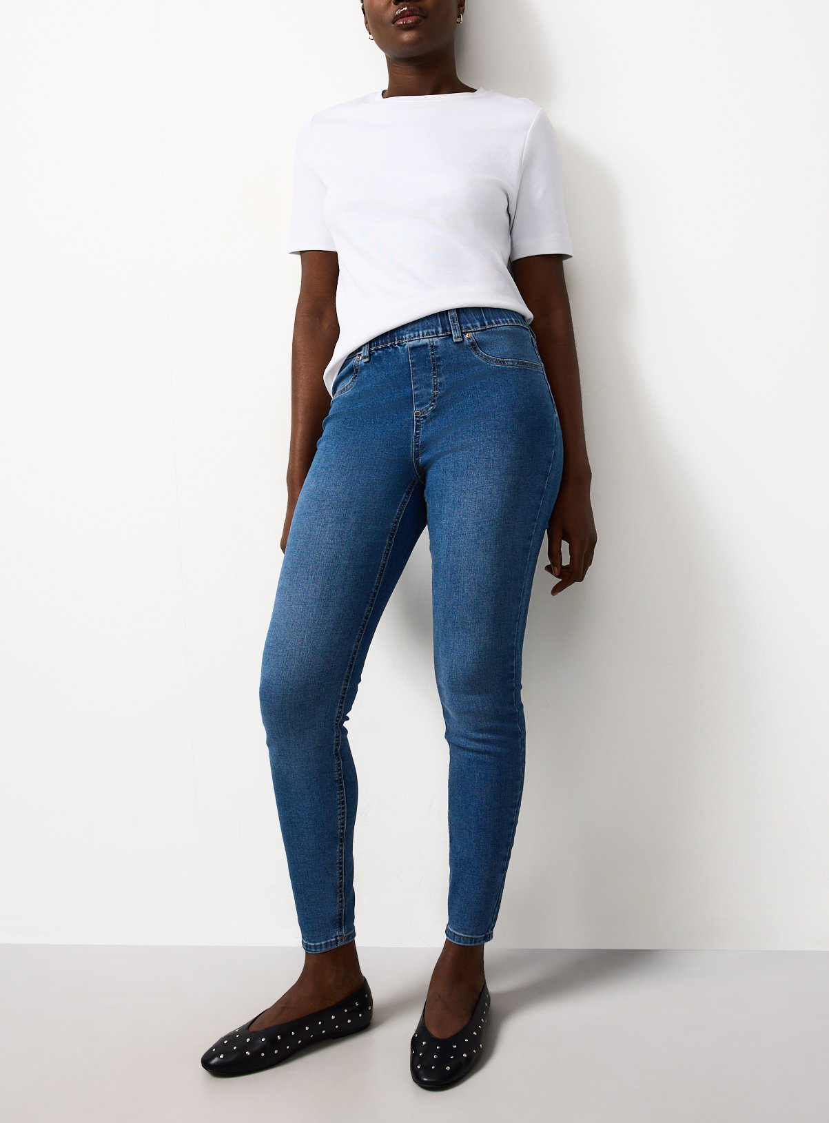 Mid Blue Denim Jeggings 24