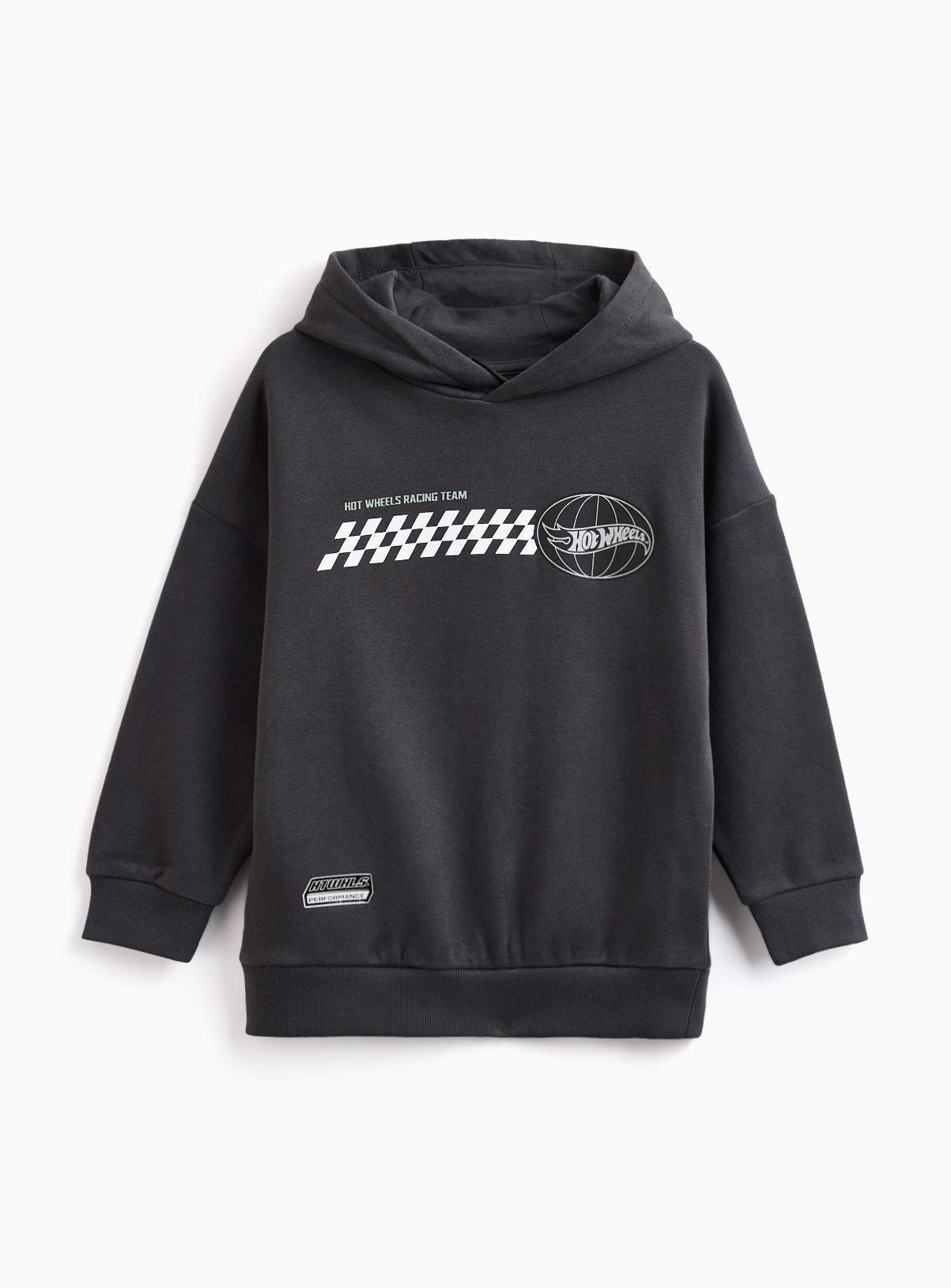 Black Hot Wheels Graphic Hoodie 11 years