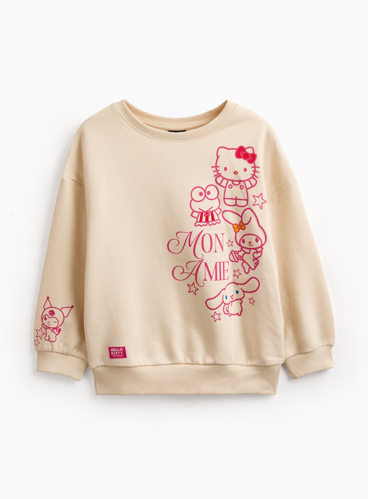Cream Hello Kitty Graphic Sweatshirt 9 years