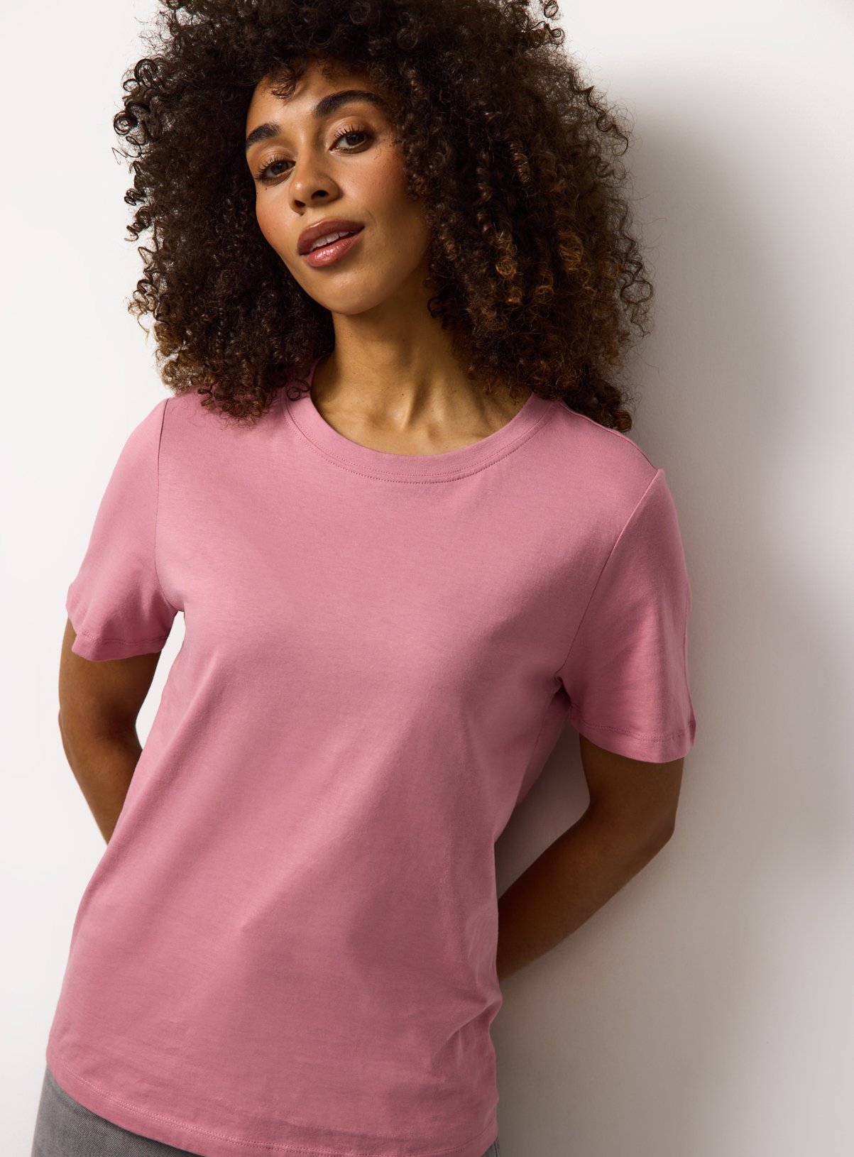 Pink Regular Fit T-Shirt 6