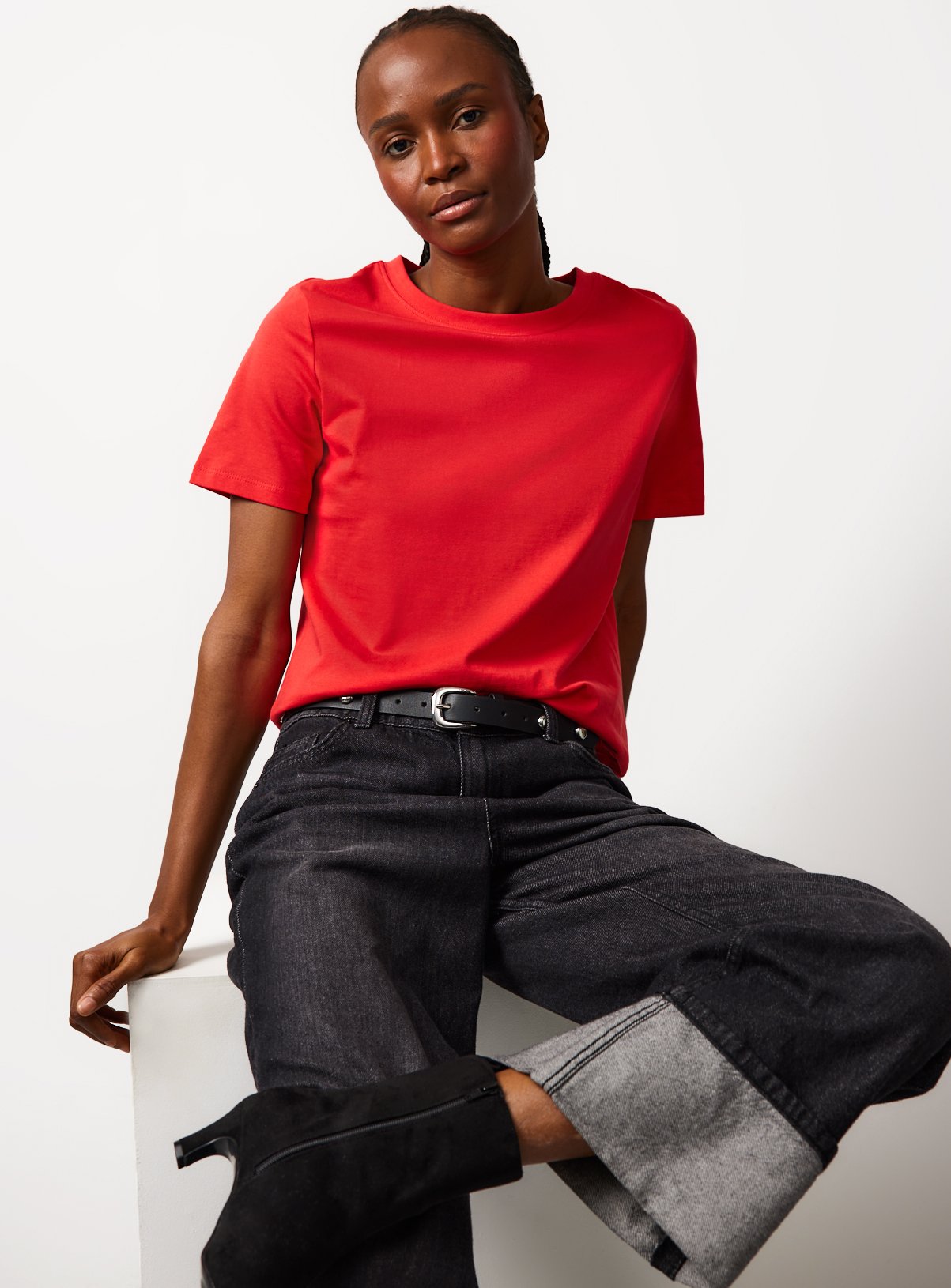 Red Regular Fit T-Shirt 6