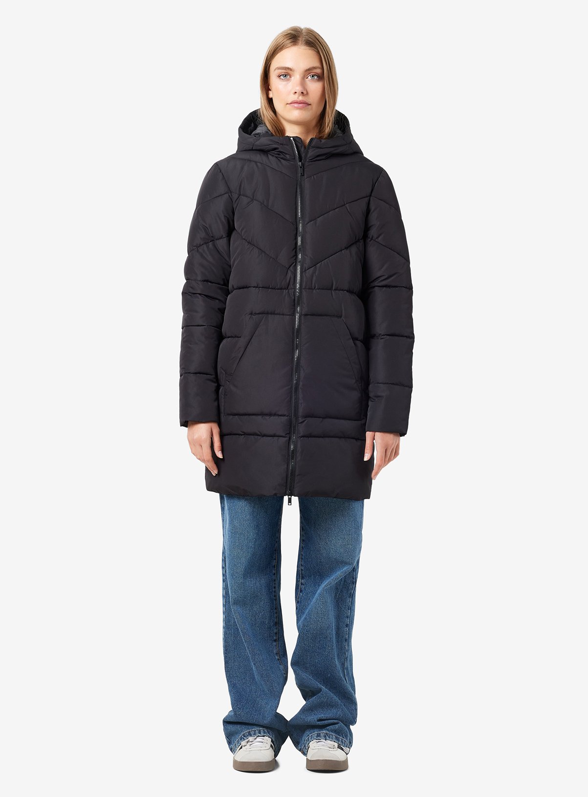 NOISY MAY Long Sleeved Puffer Coat 