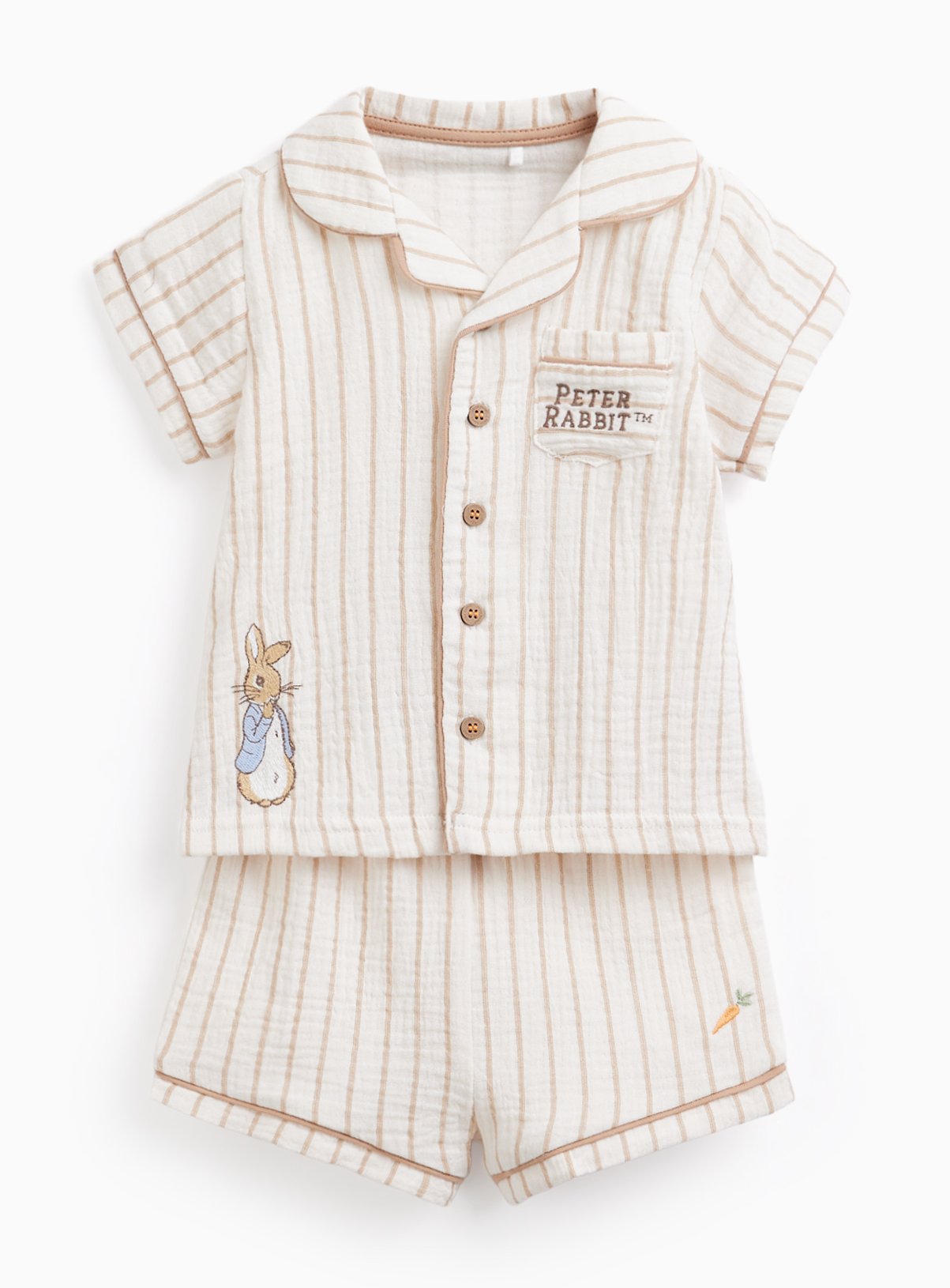 Cream Peter Rabbit Traditional Pyjamas 