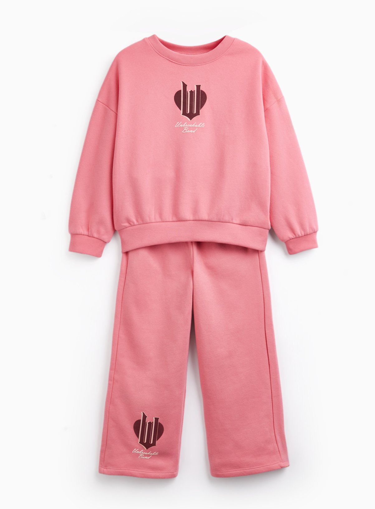 Pink Wicked Graphic Sweat Set 10 years