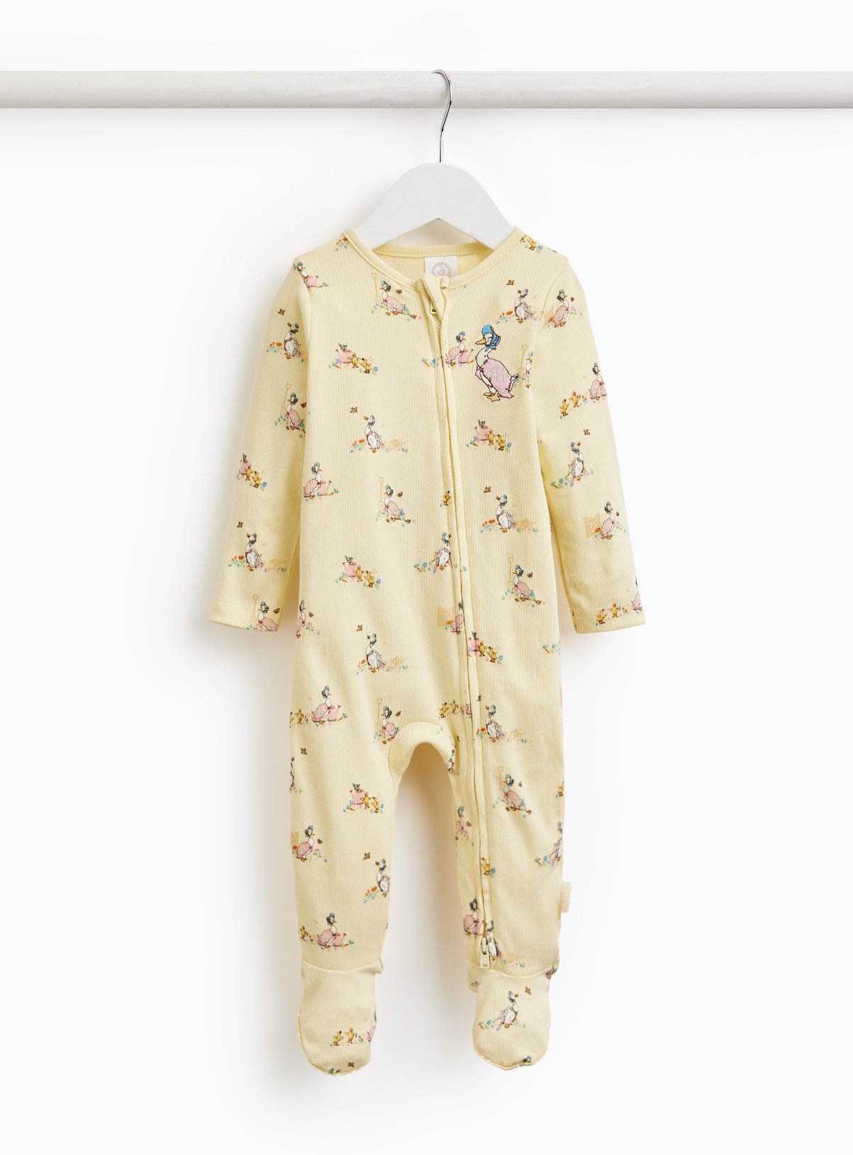 Yellow Peter Rabbit Sleepsuit 6-9 months