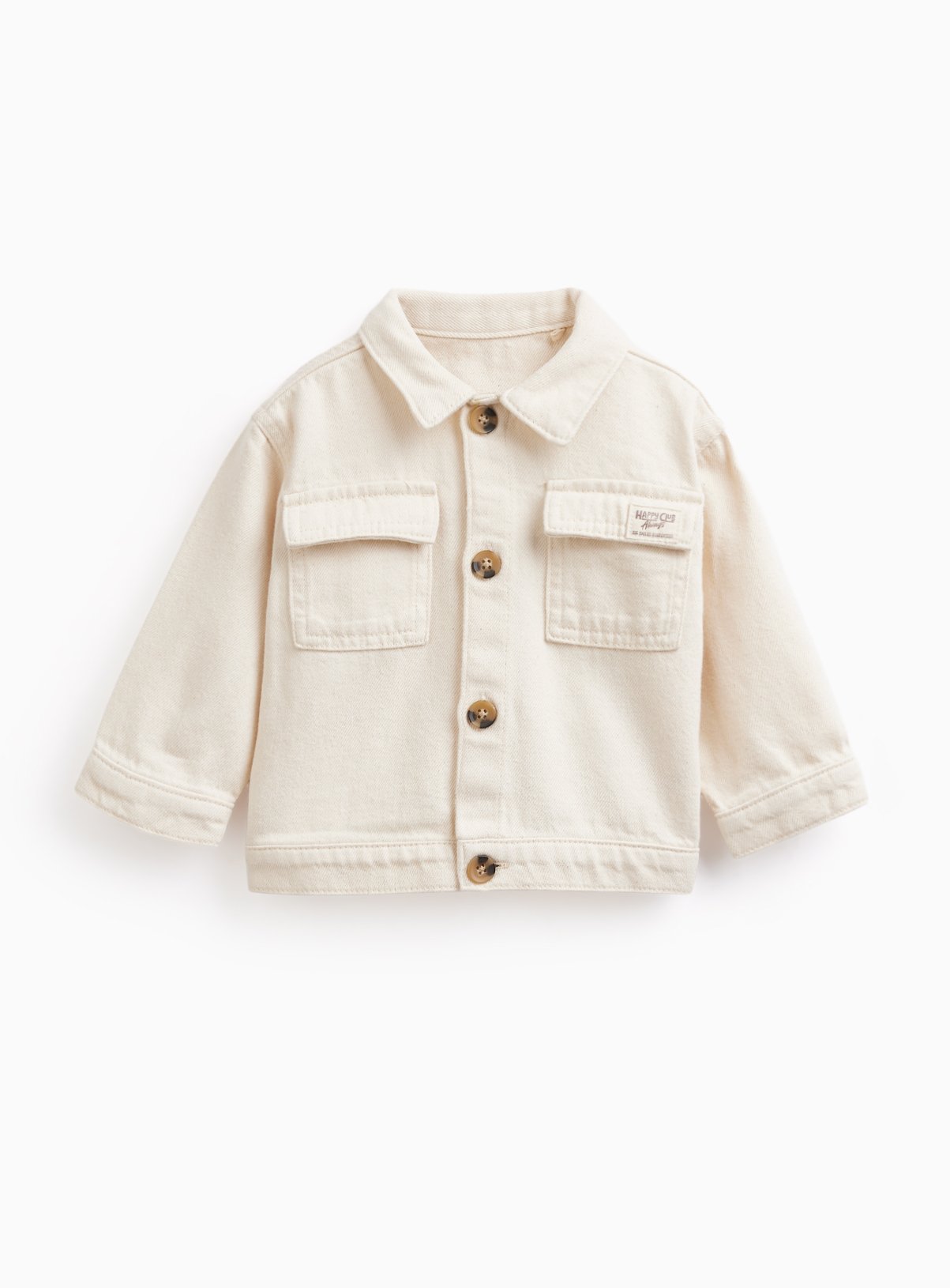 Cream Twill Jacket Up to 3 mths