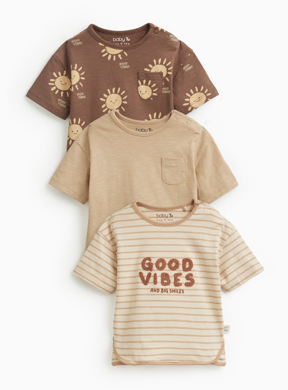Good Vibes T-Shirts 3 Pack 