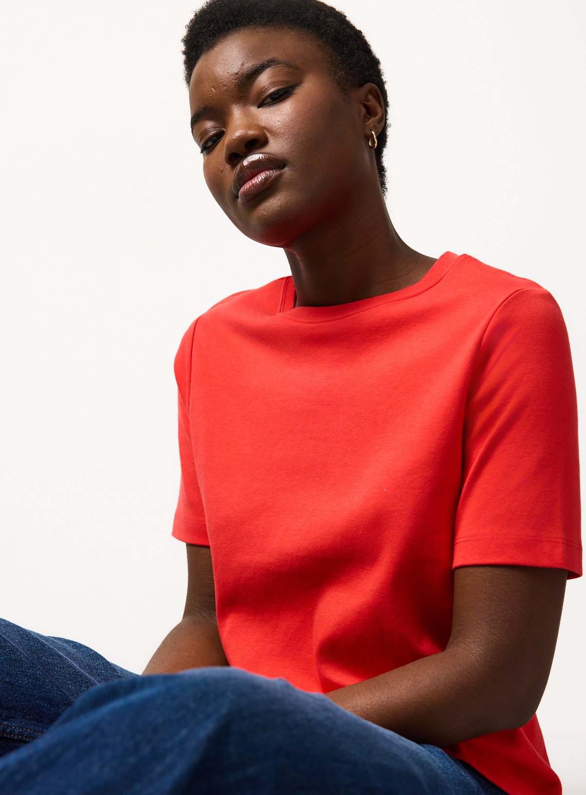 Red Pure Cotton Ultimate T-Shirt 10