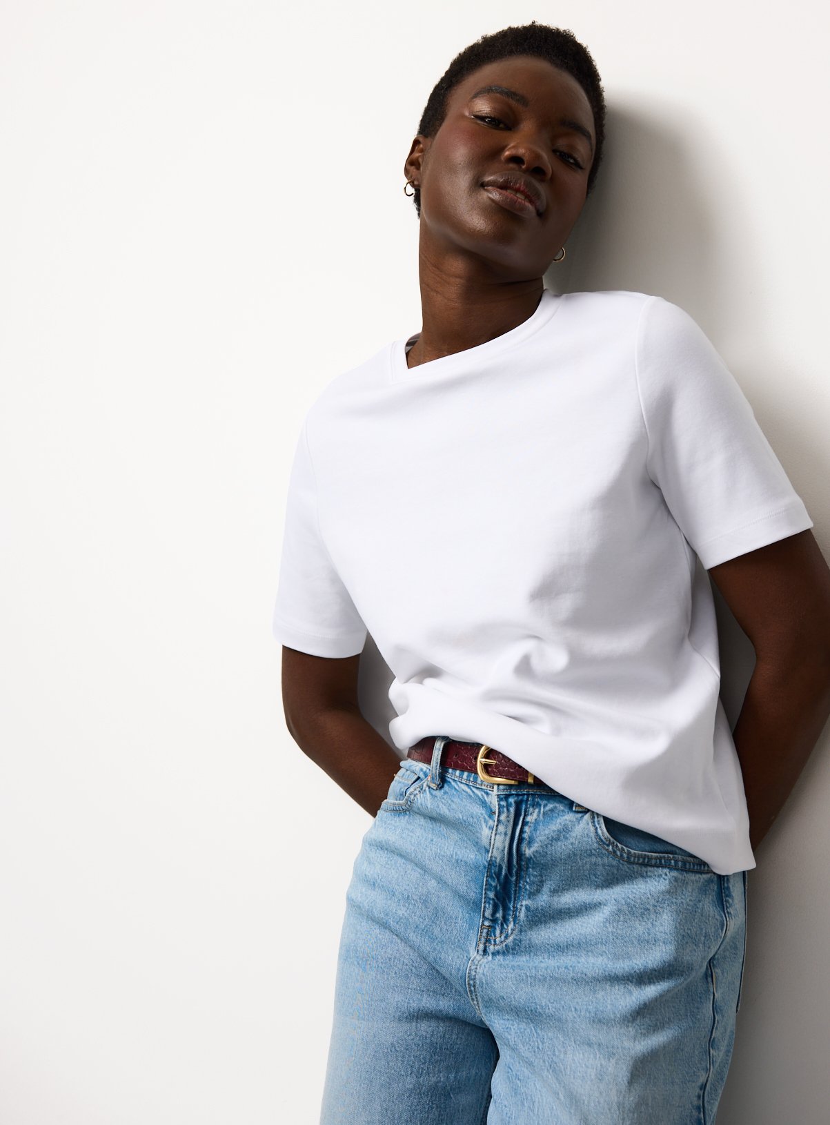 White Pure Cotton Ultimate T-Shirt 6